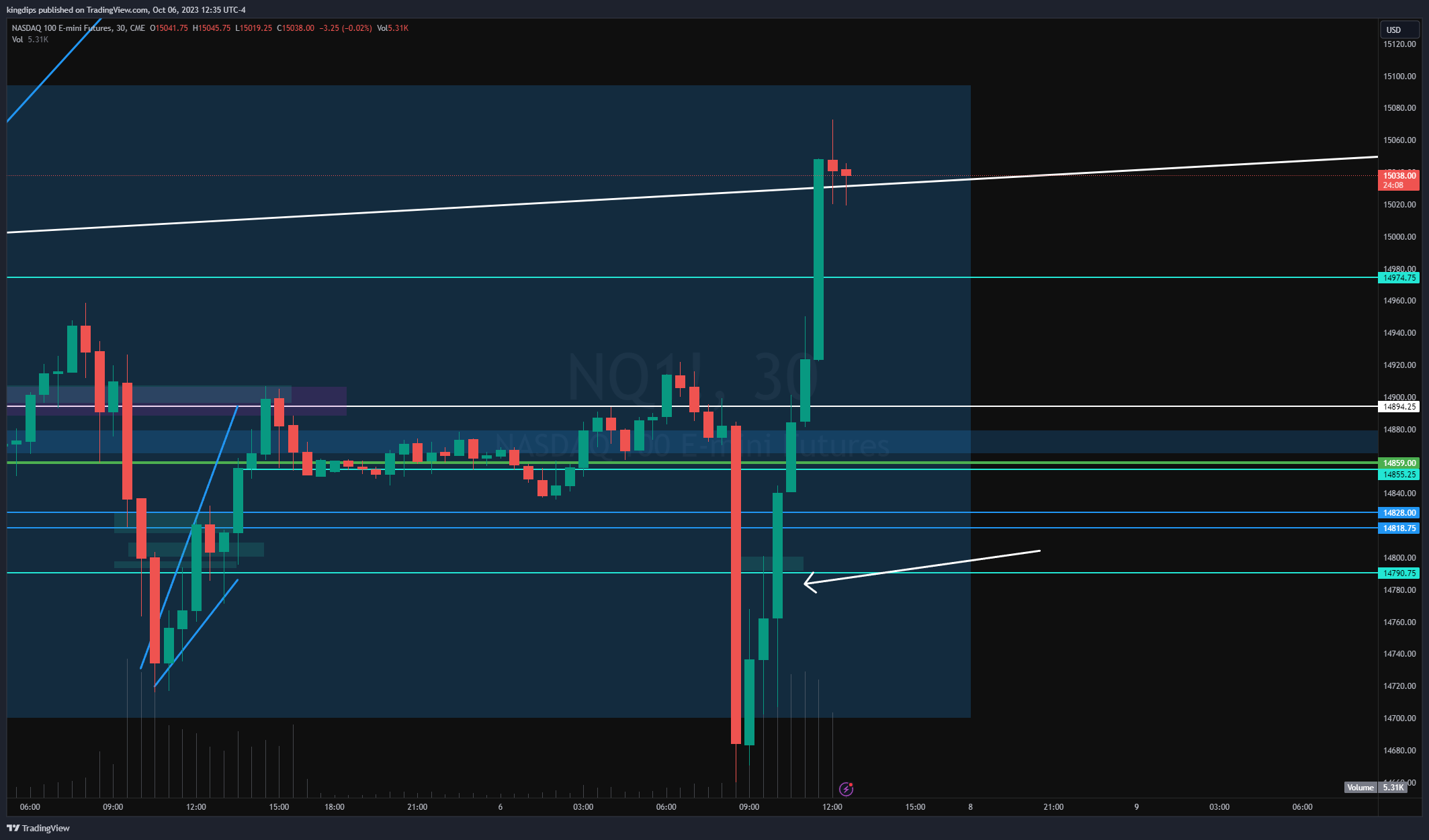 CME_MINI:NQ1! صورة الرسم البياني by kingdips