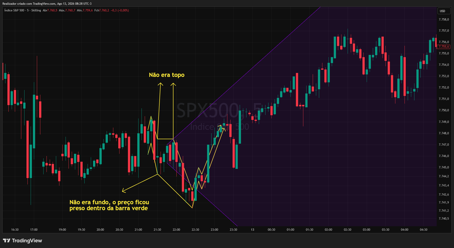 SKILLING:SPX500 Chart Image by Realizador