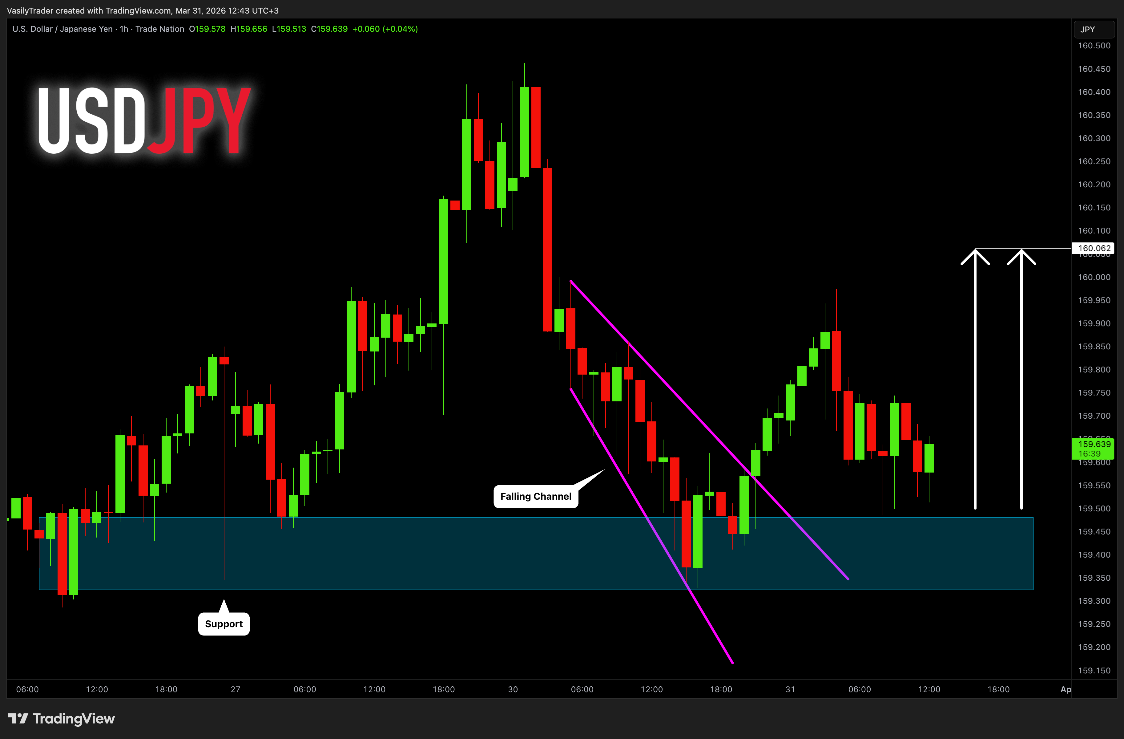 TRADENATION:USDJPY Chart Image by VasilyTrader