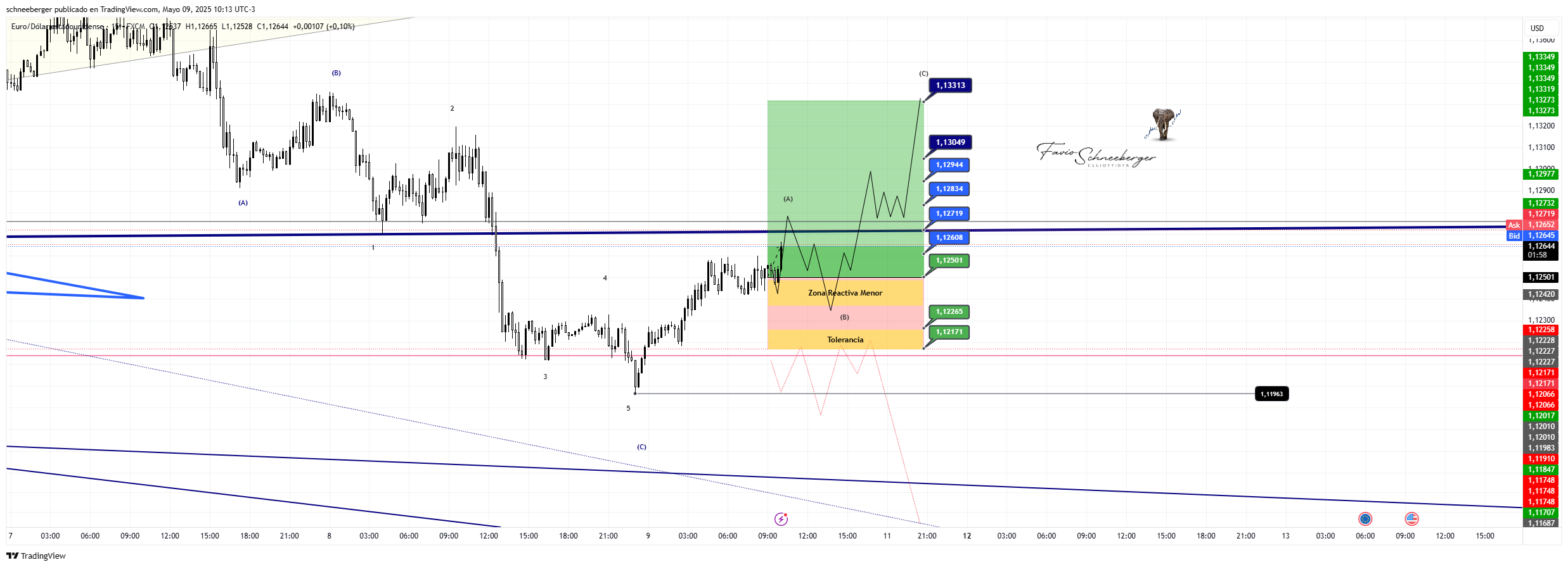 FX:EURUSD Chart Image by schneeberger