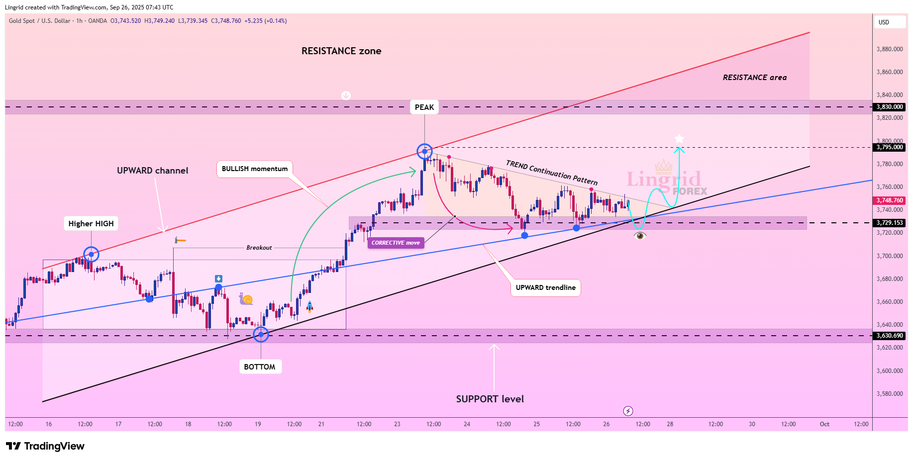 OANDA:XAUUSD Immagine del grafico by Lingrid