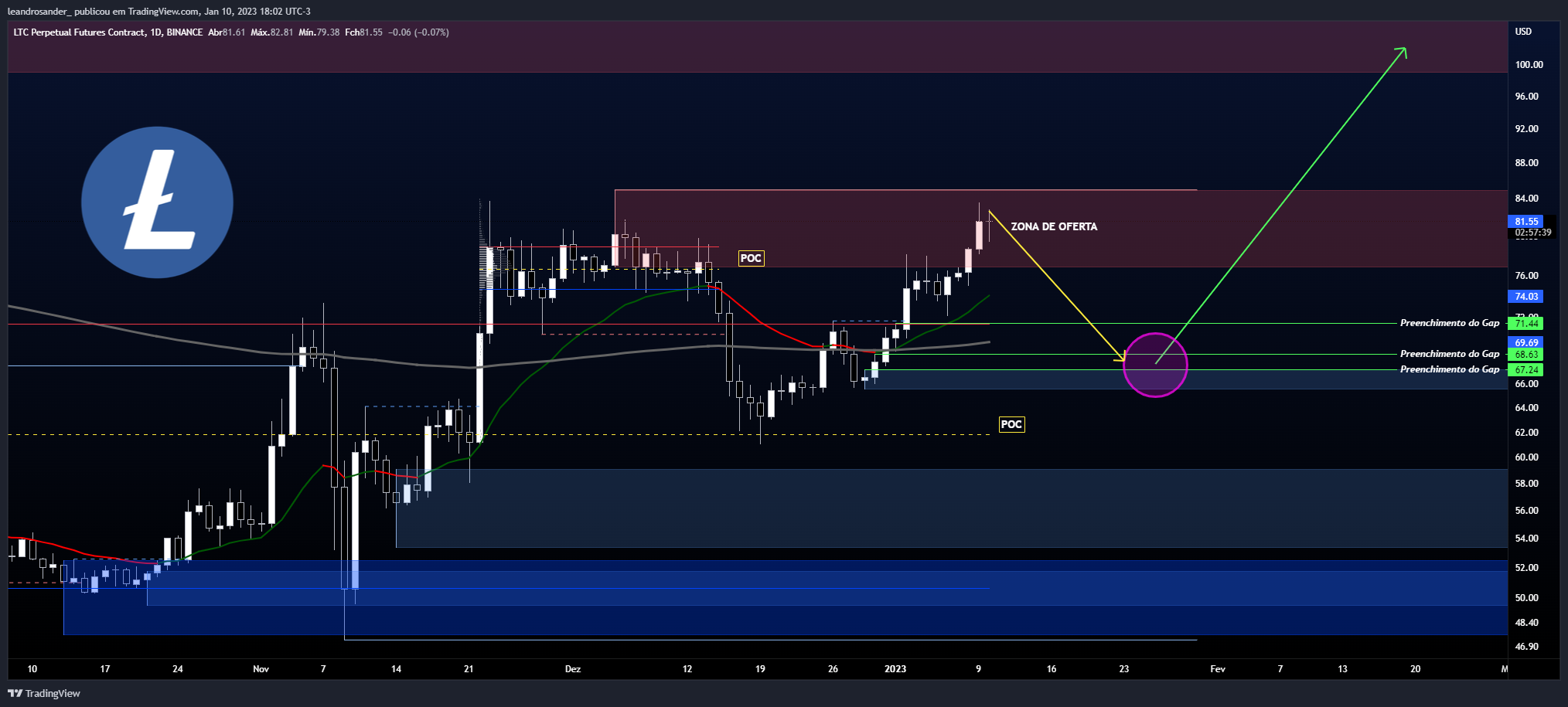 BINANCE:LTCPERP Chart Image by leandrosander_