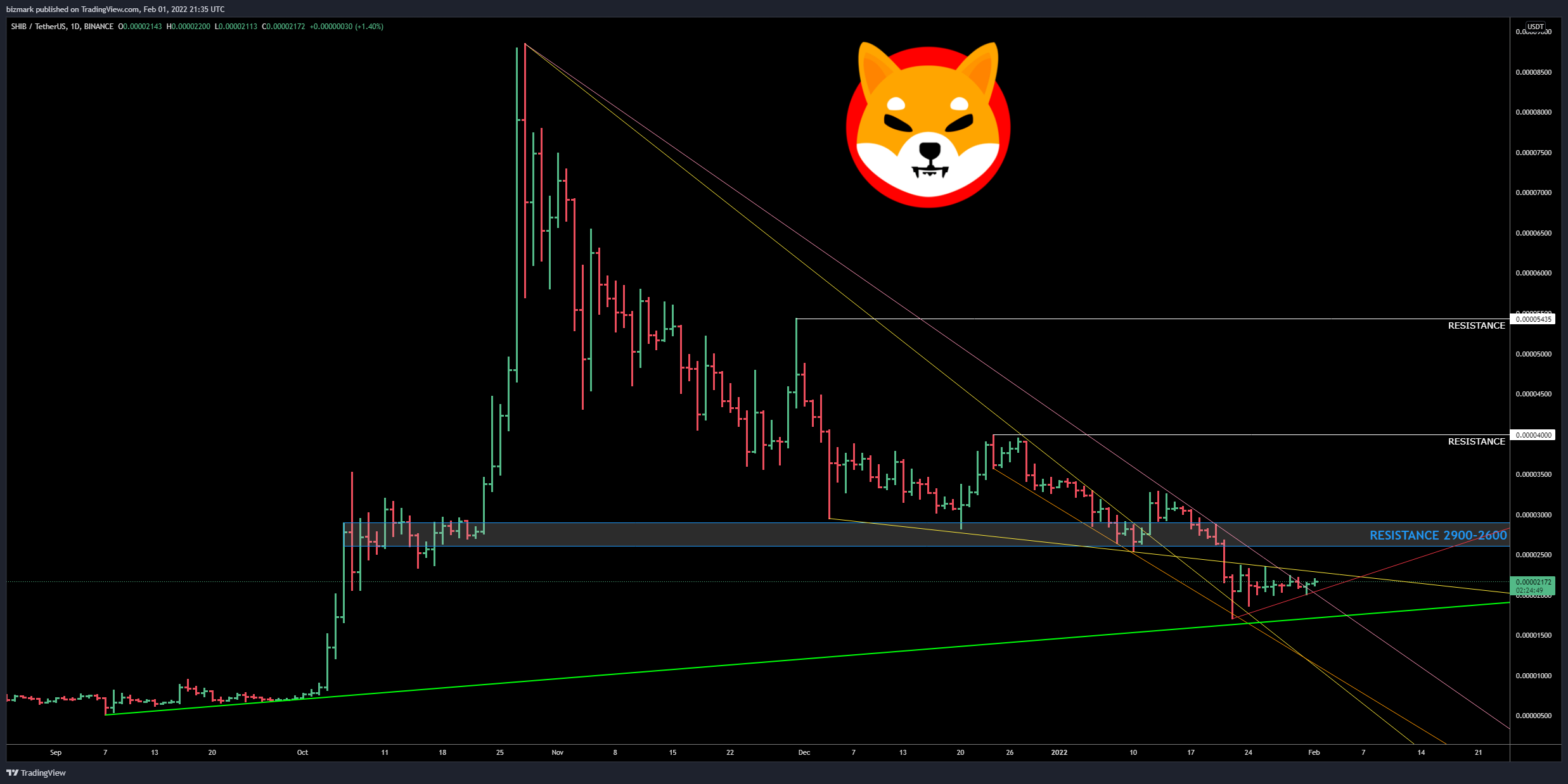 BINANCE:SHIBUSDT Chart Image by bizmark