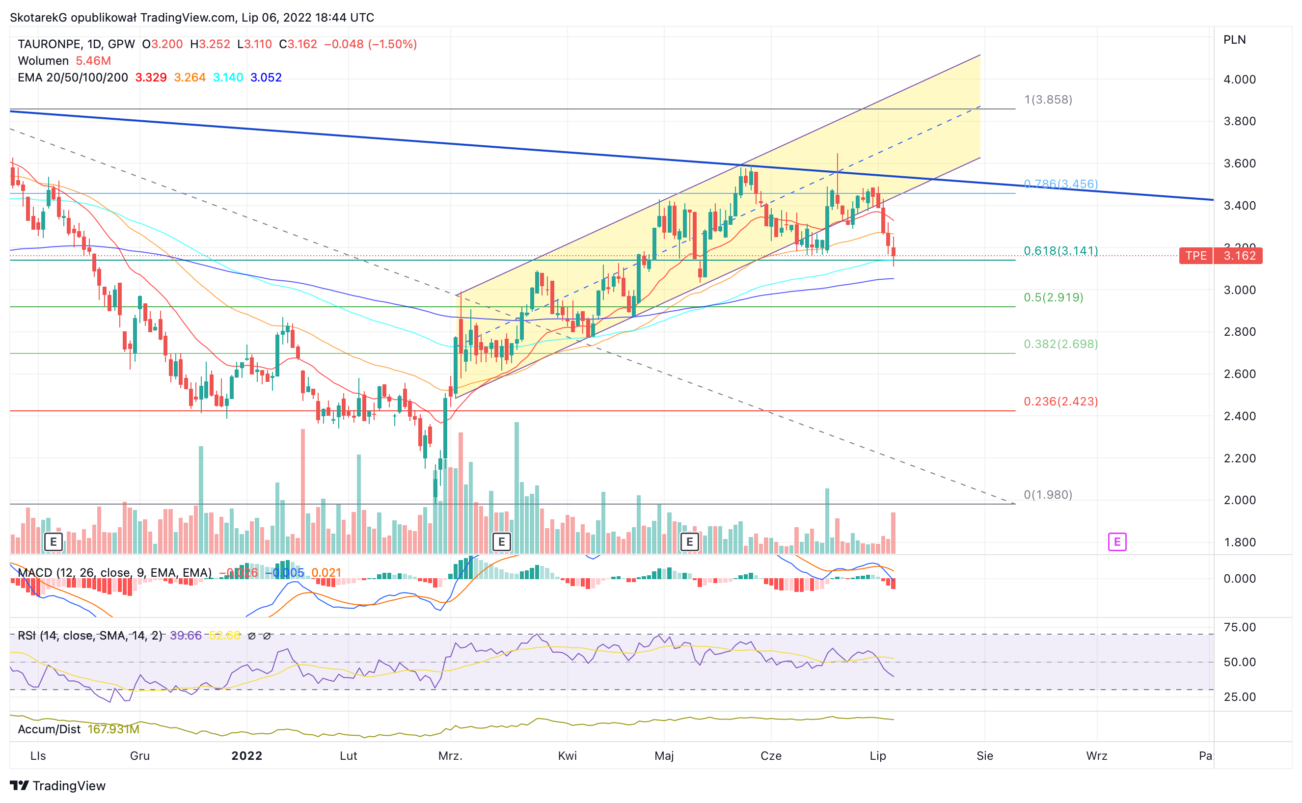 GPW:TPE Chart Image by SkotarekG