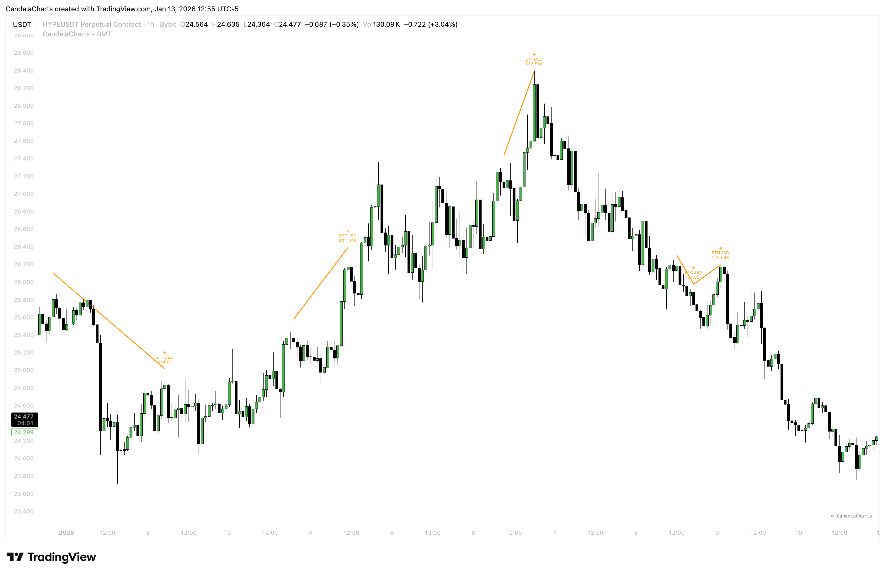 BYBIT:HYPEUSDT.P Chart Image by CandelaCharts