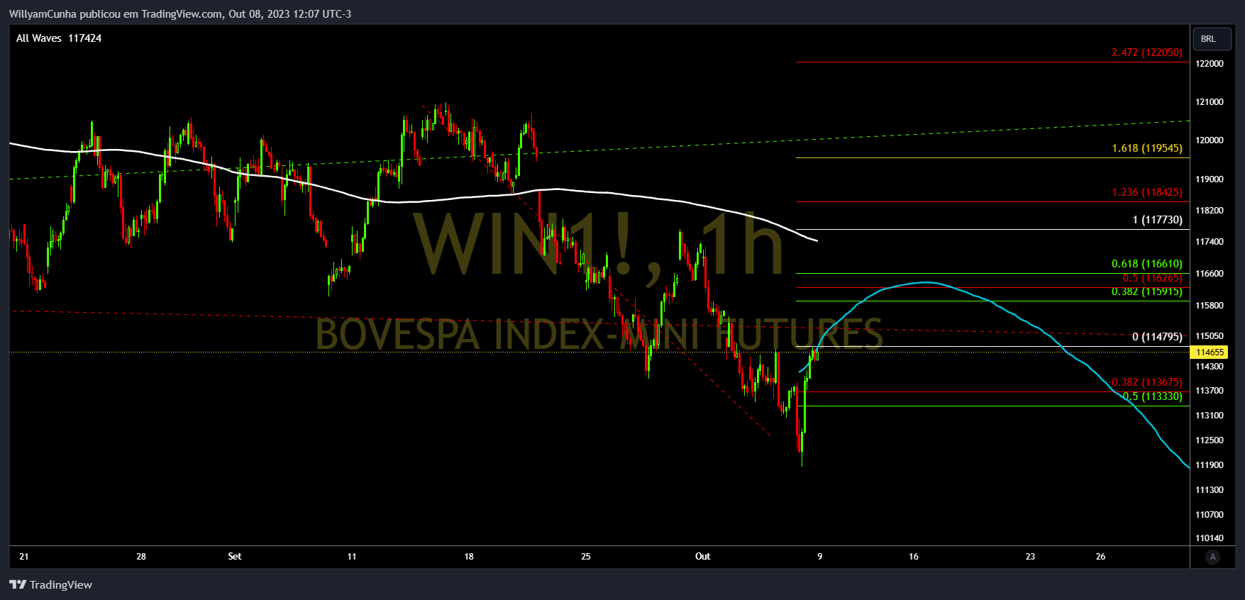 BMFBOVESPA_DLY:WIN1! ‏תמונת גרף מאת WillyamCunha