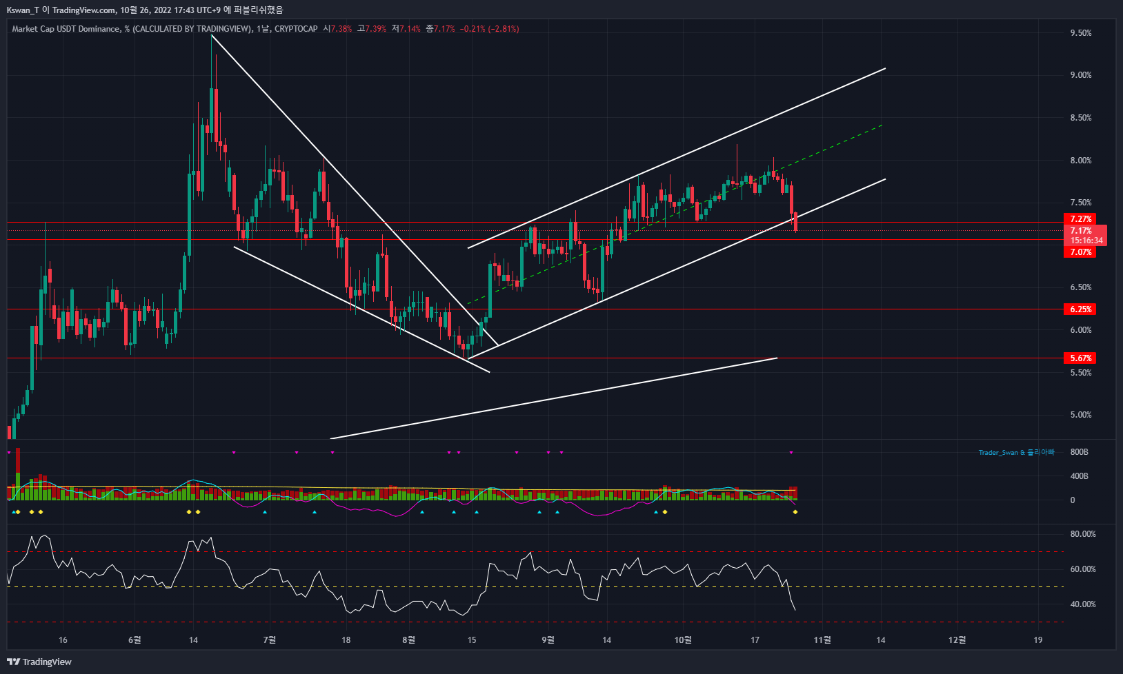 CRYPTOCAP:USDT.D Chart Image by CHART_WANTED