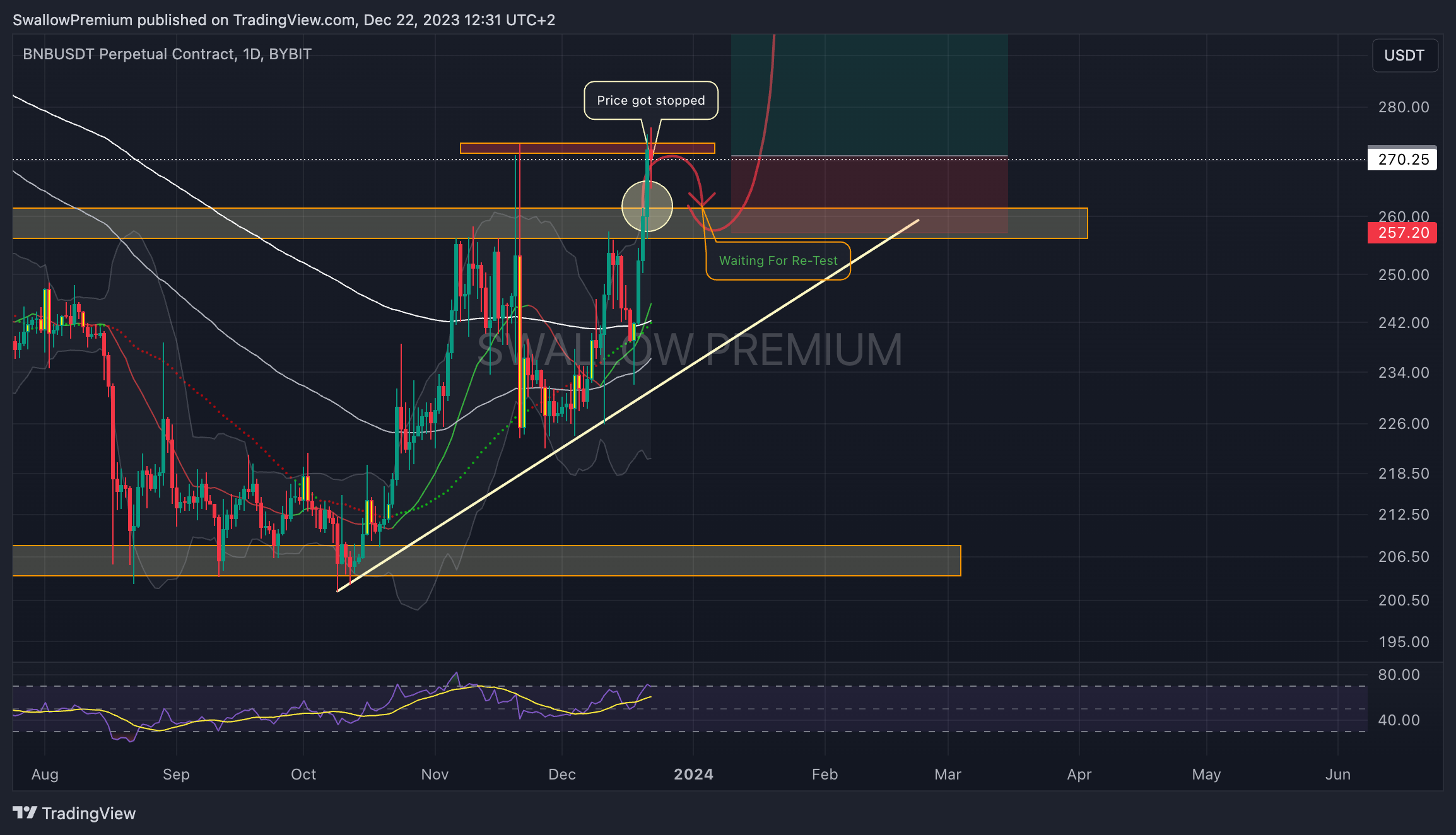 BYBIT:BNBUSDT.P Chart Image by SwallowAcademy
