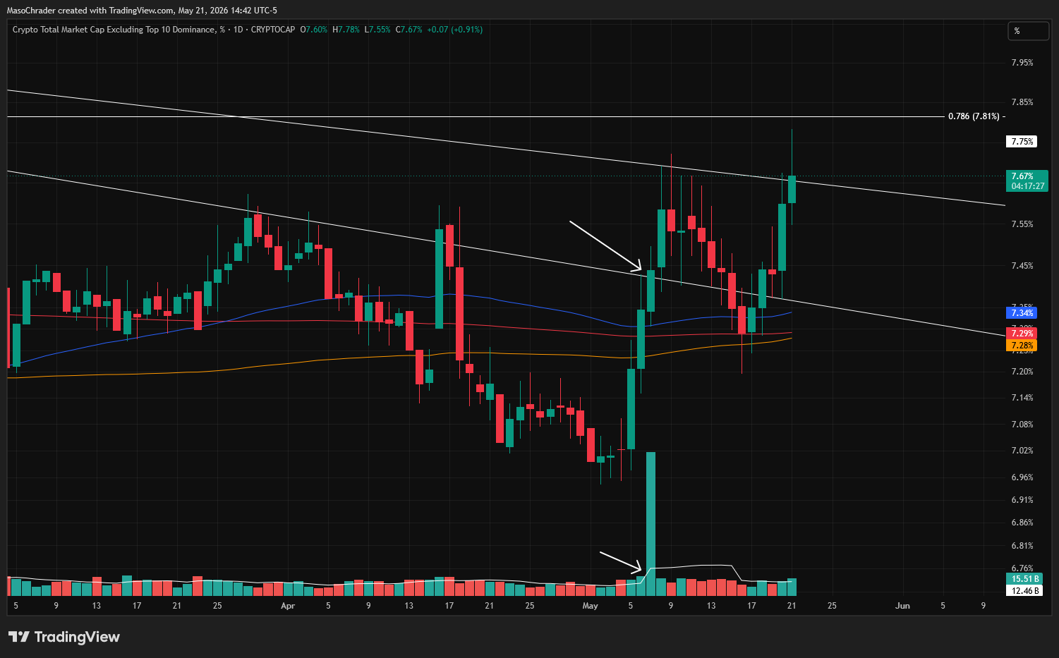 CRYPTOCAP:OTHERS.D Chart Image by MasoChrader