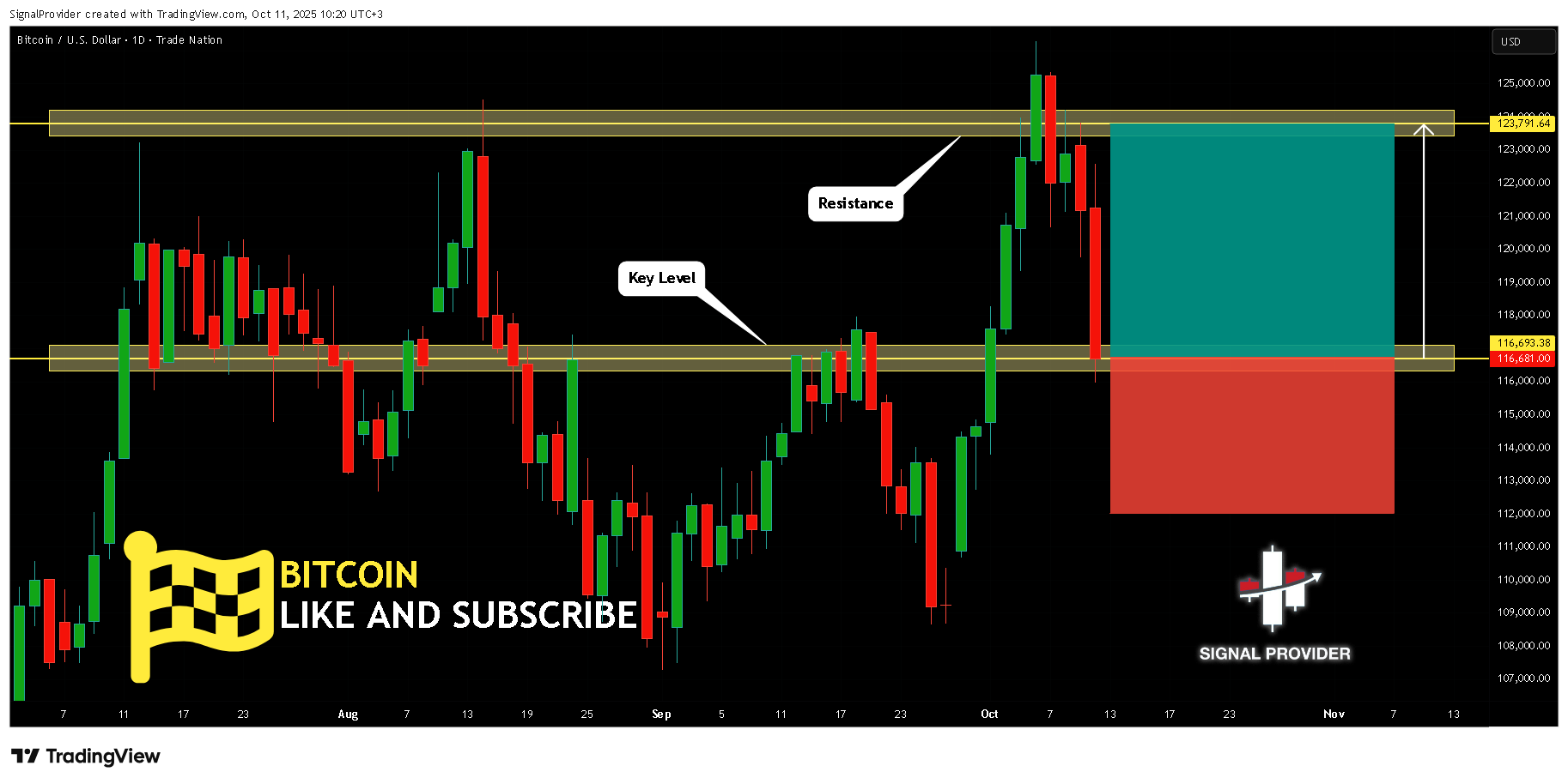 Снимок графика «TRADENATION:BTCUSD» от SignalProvider