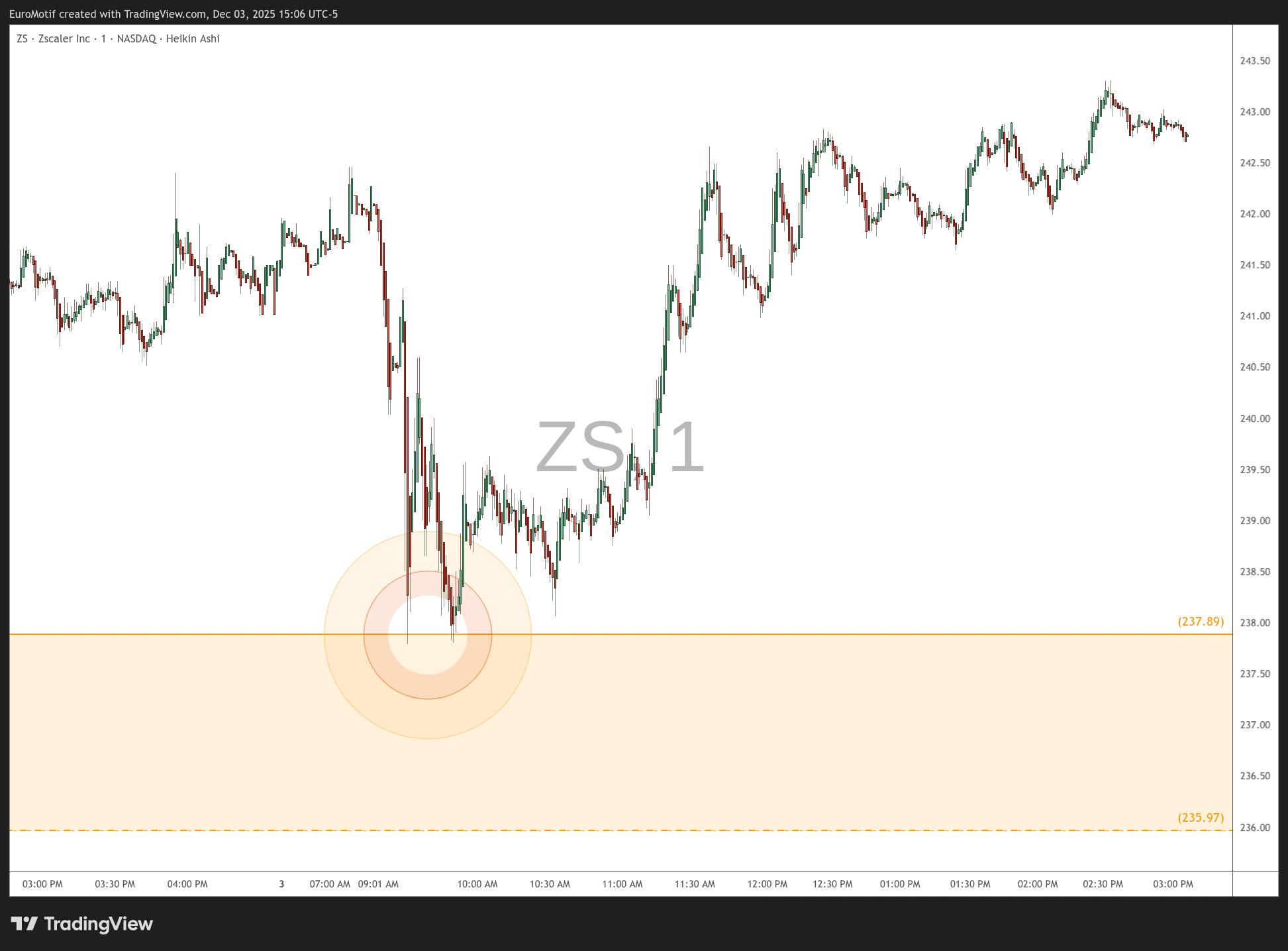 BATS:ZS Chart Image by EuroMotif