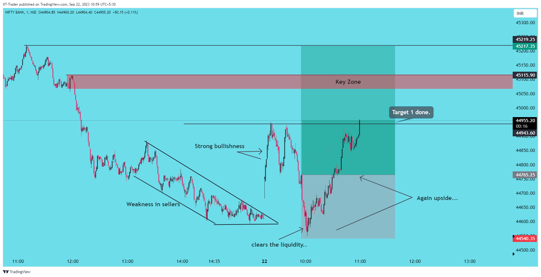 NSE:BANKNIFTY Chart Image by IIT-Trader