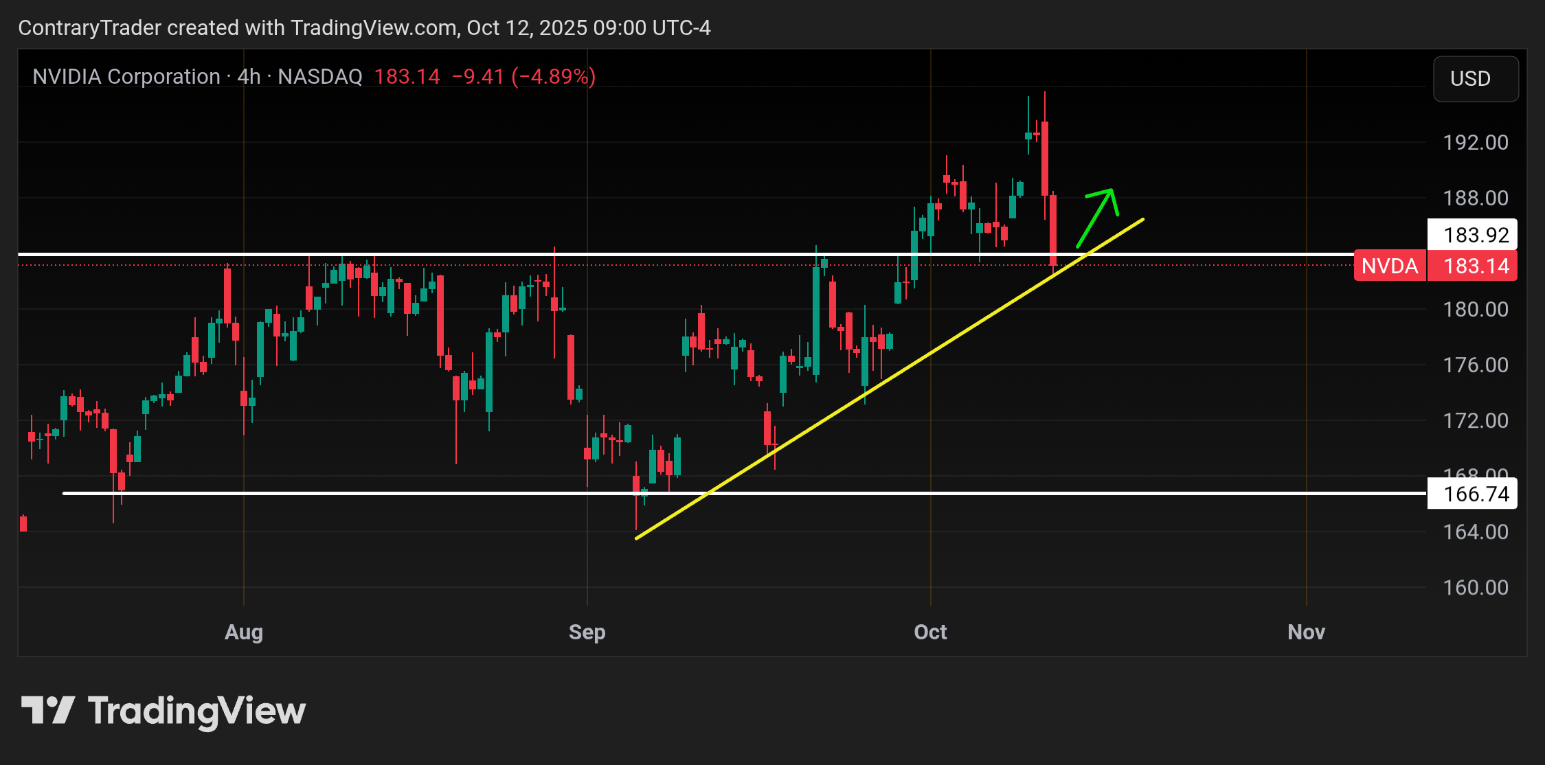 BATS:NVDA Chart Image by ContraryTrader
