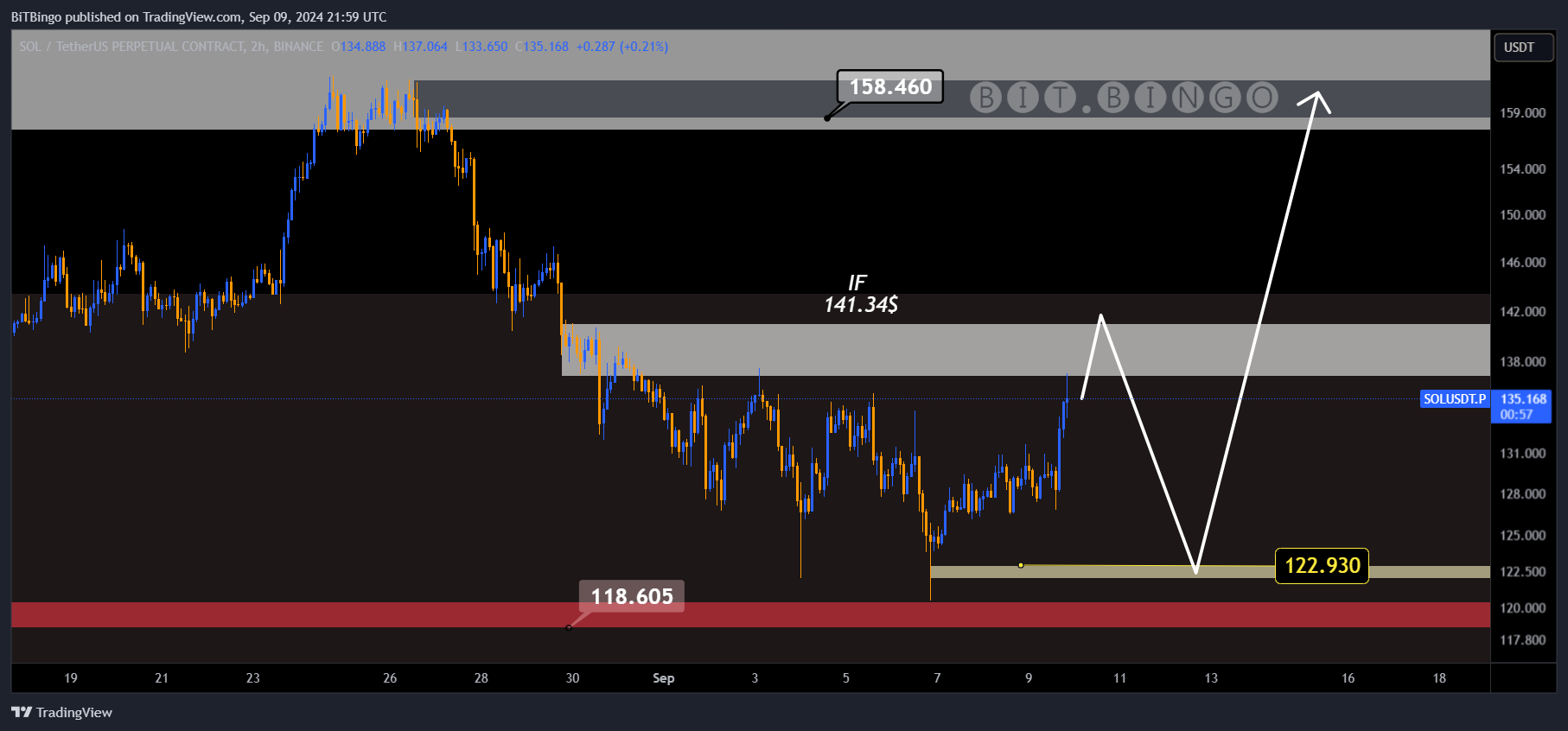 BINANCE:SOLUSDT.P Chart Image by BiTBingo
