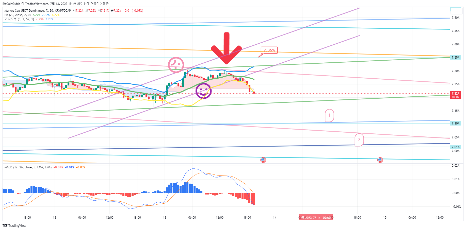 CRYPTOCAP:USDT.D صورة الرسم البياني by BitCoinGuide