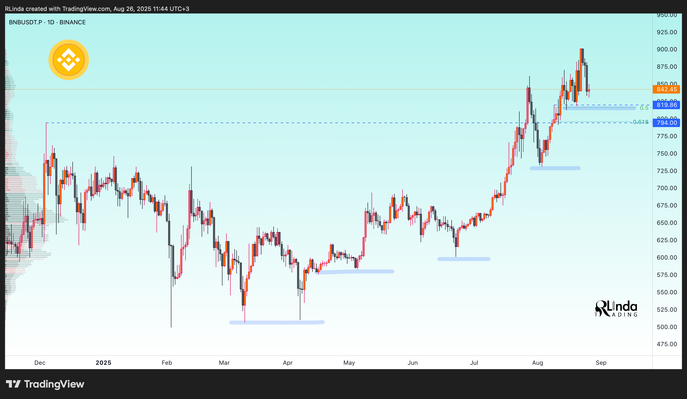 BINANCE:BNBUSDT.P Chart Image by RLinda