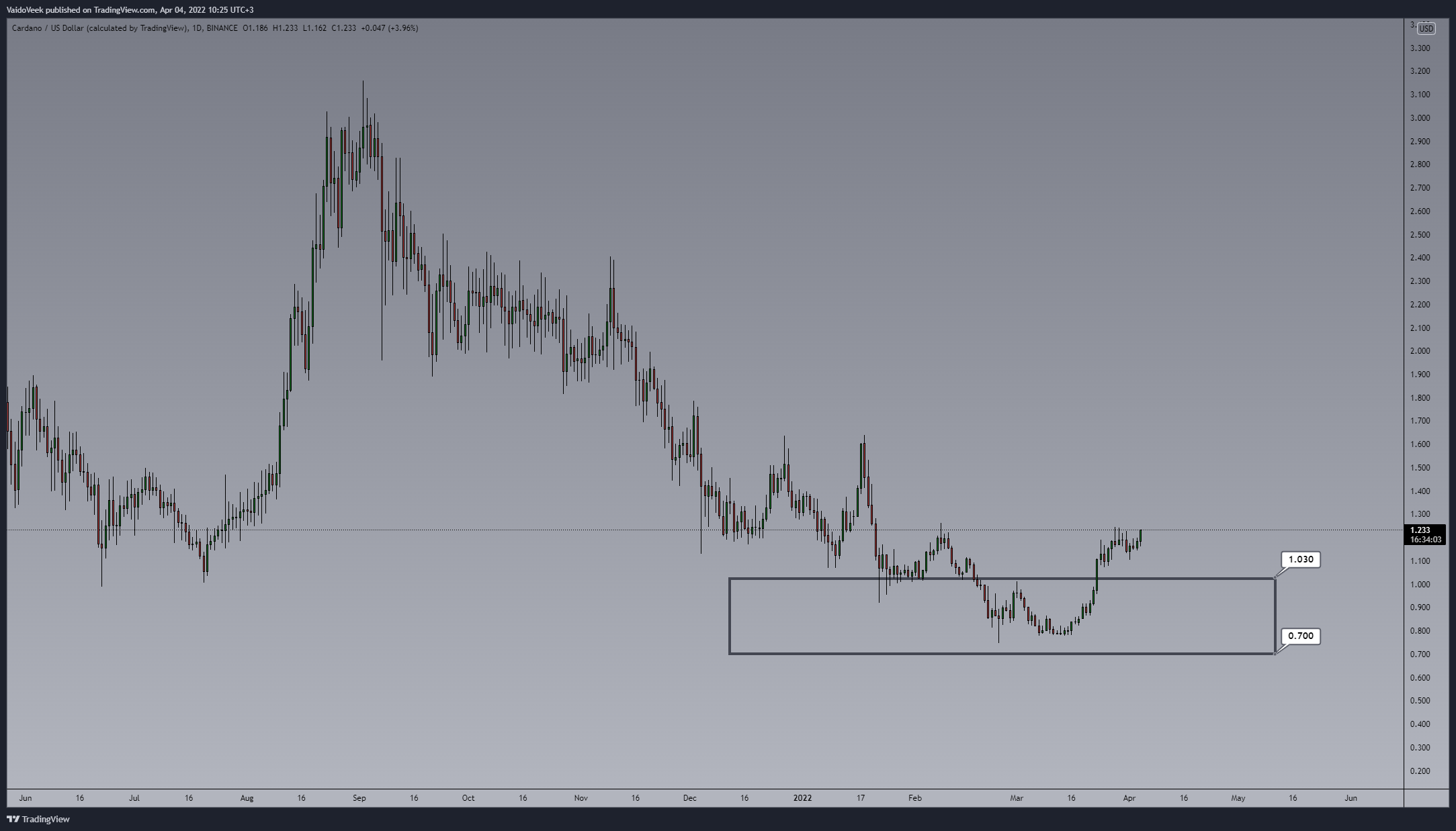 BINANCE:ADAUSD Chart Image by VaidoVeek