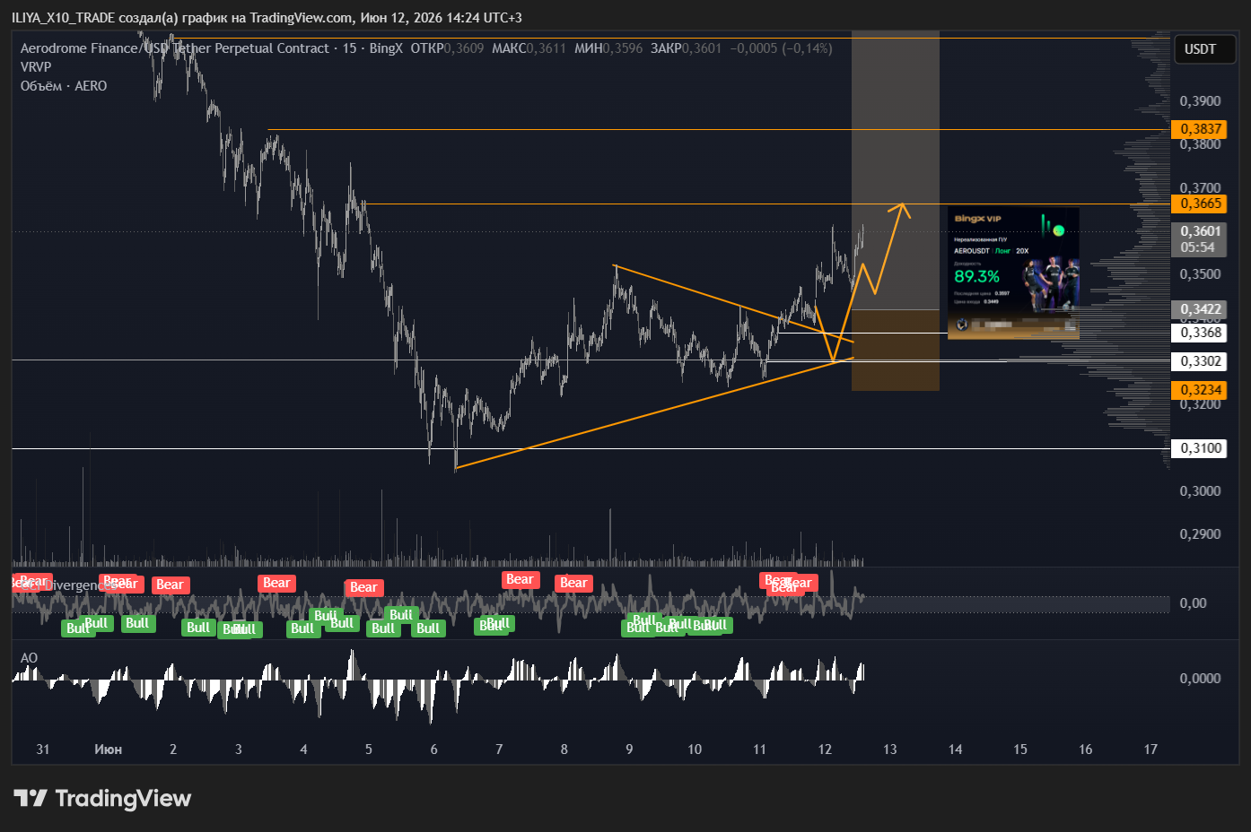 BINGX:AEROUSDT.P Chart Image by ILIYA_X10_TRADE