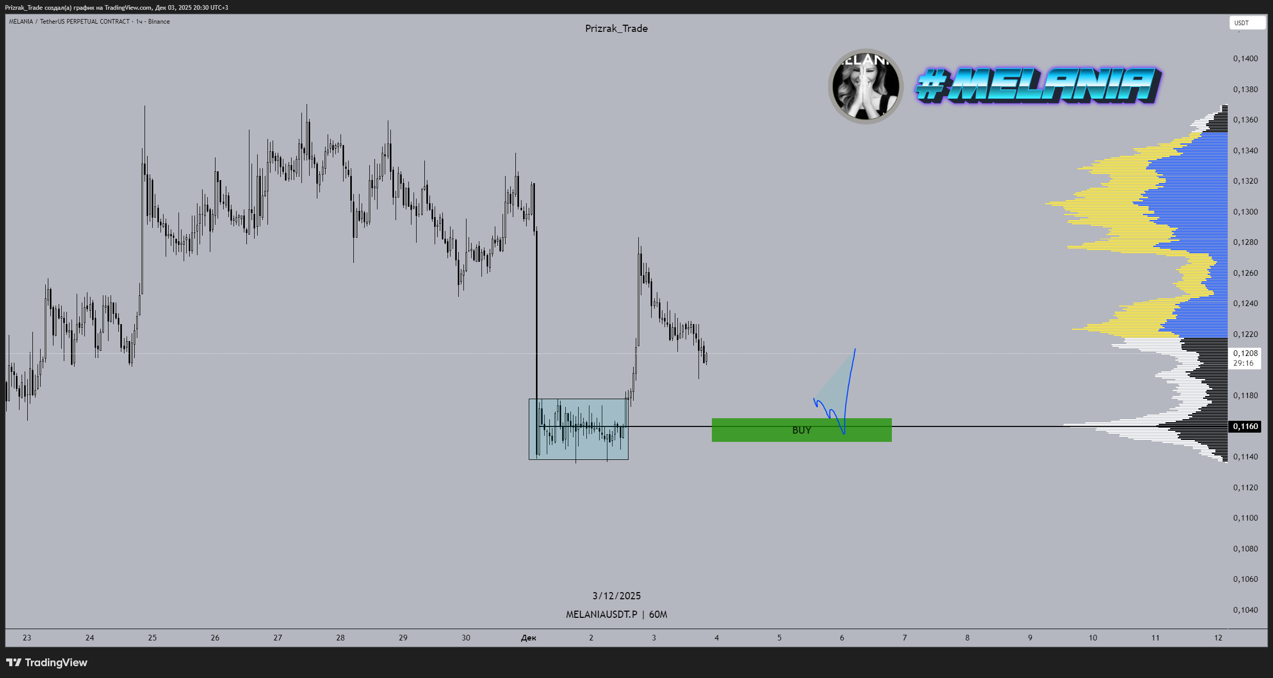 BINANCE:MELANIAUSDT.P Chart Image by Prizrak_Trade