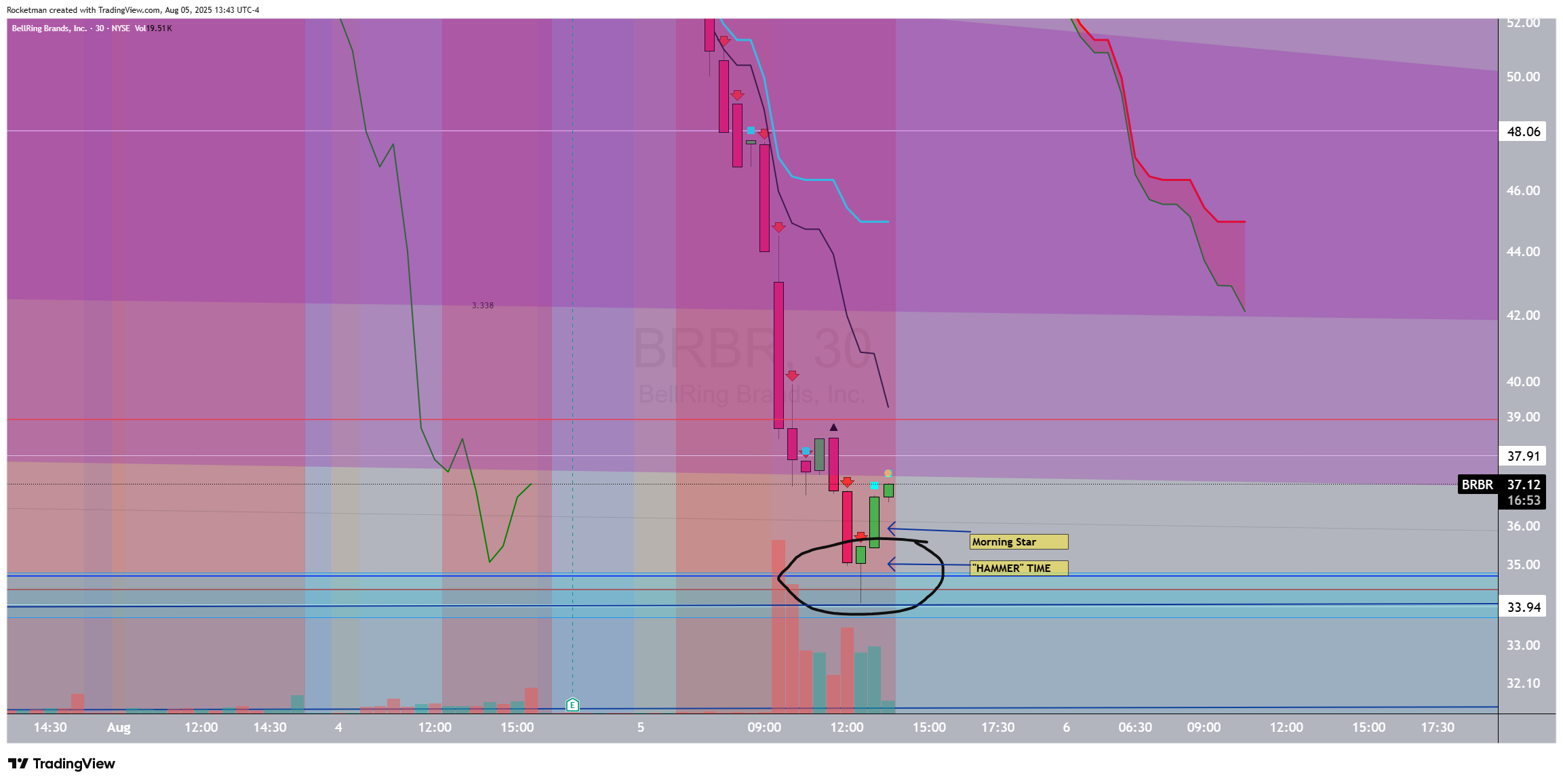 BATS:BRBR Chart Image by Rocketman