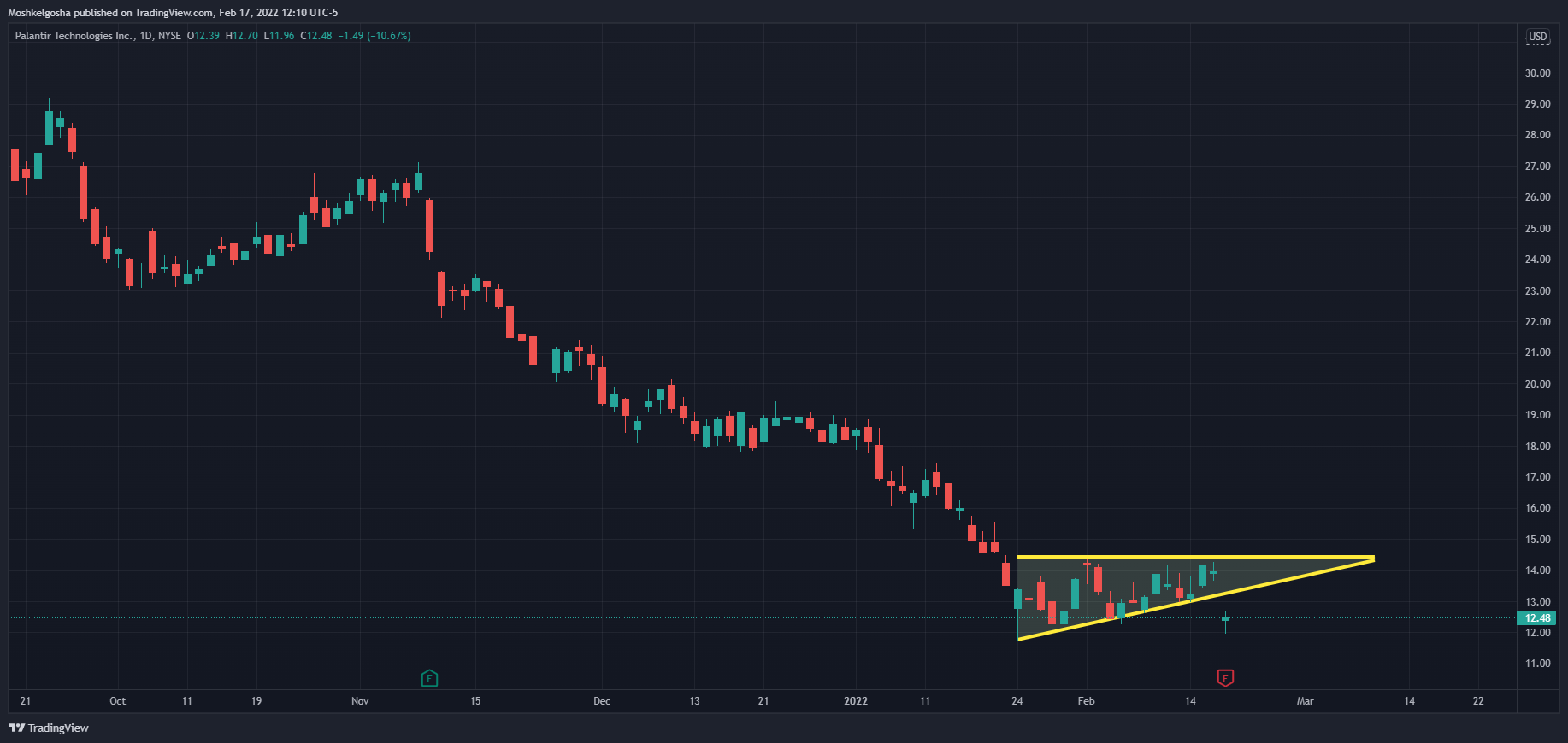 NYSE:PLTR Chart Image by QunatResearchInstitute