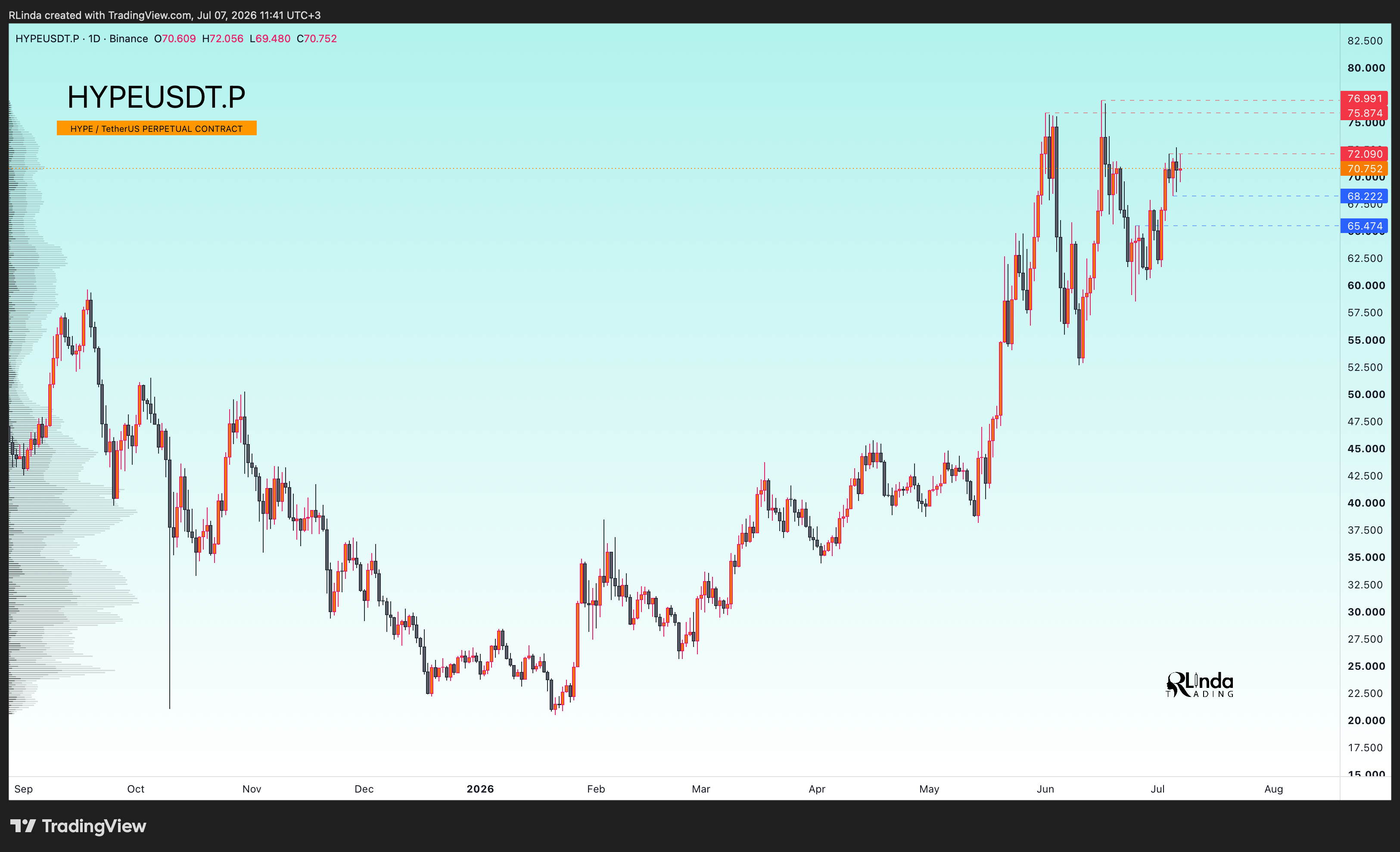 BINANCE:HYPEUSDT.P Chart Image by RLinda