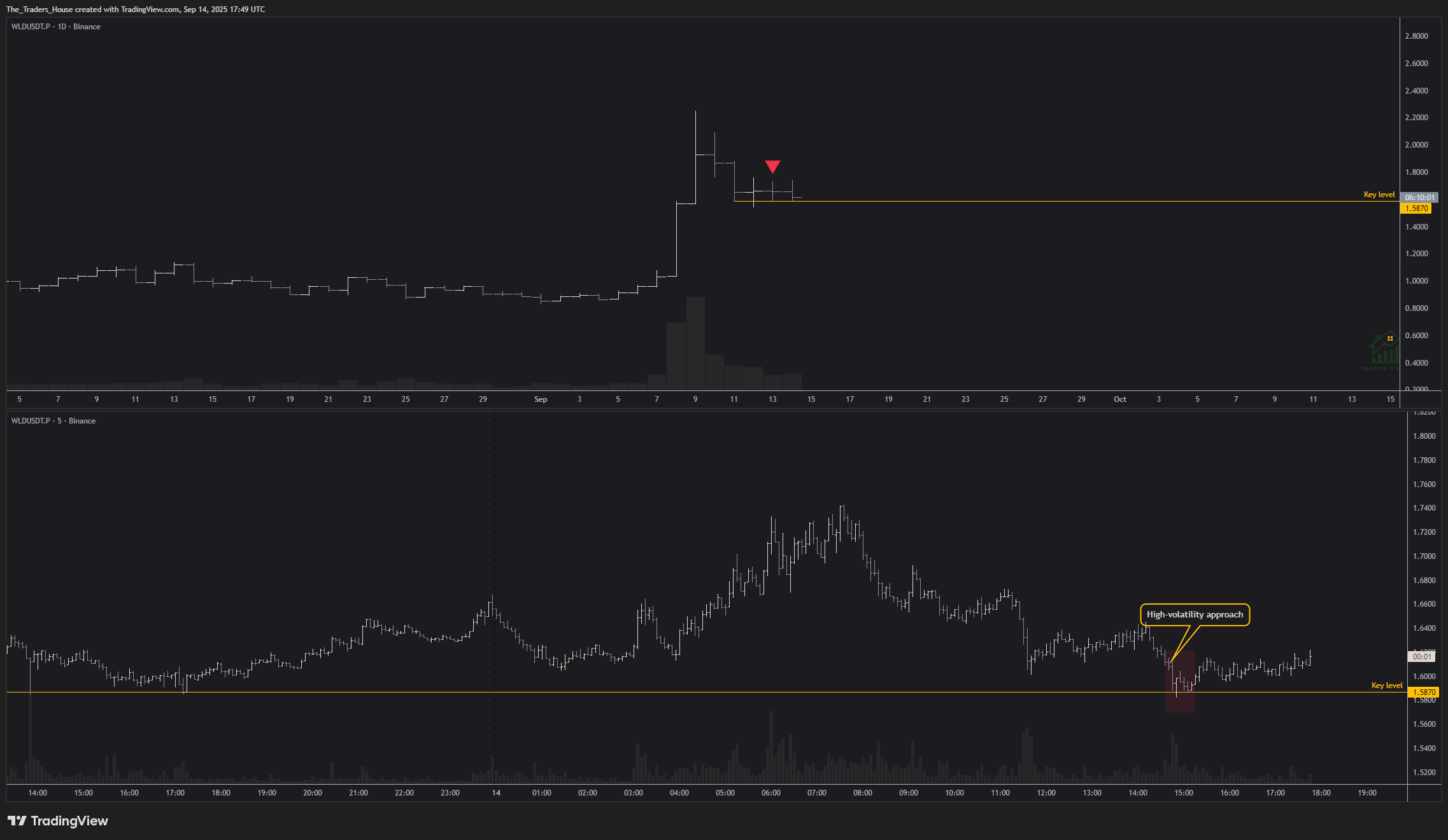 BINANCE:WLDUSDT.P Chart Image by The_Traders_House