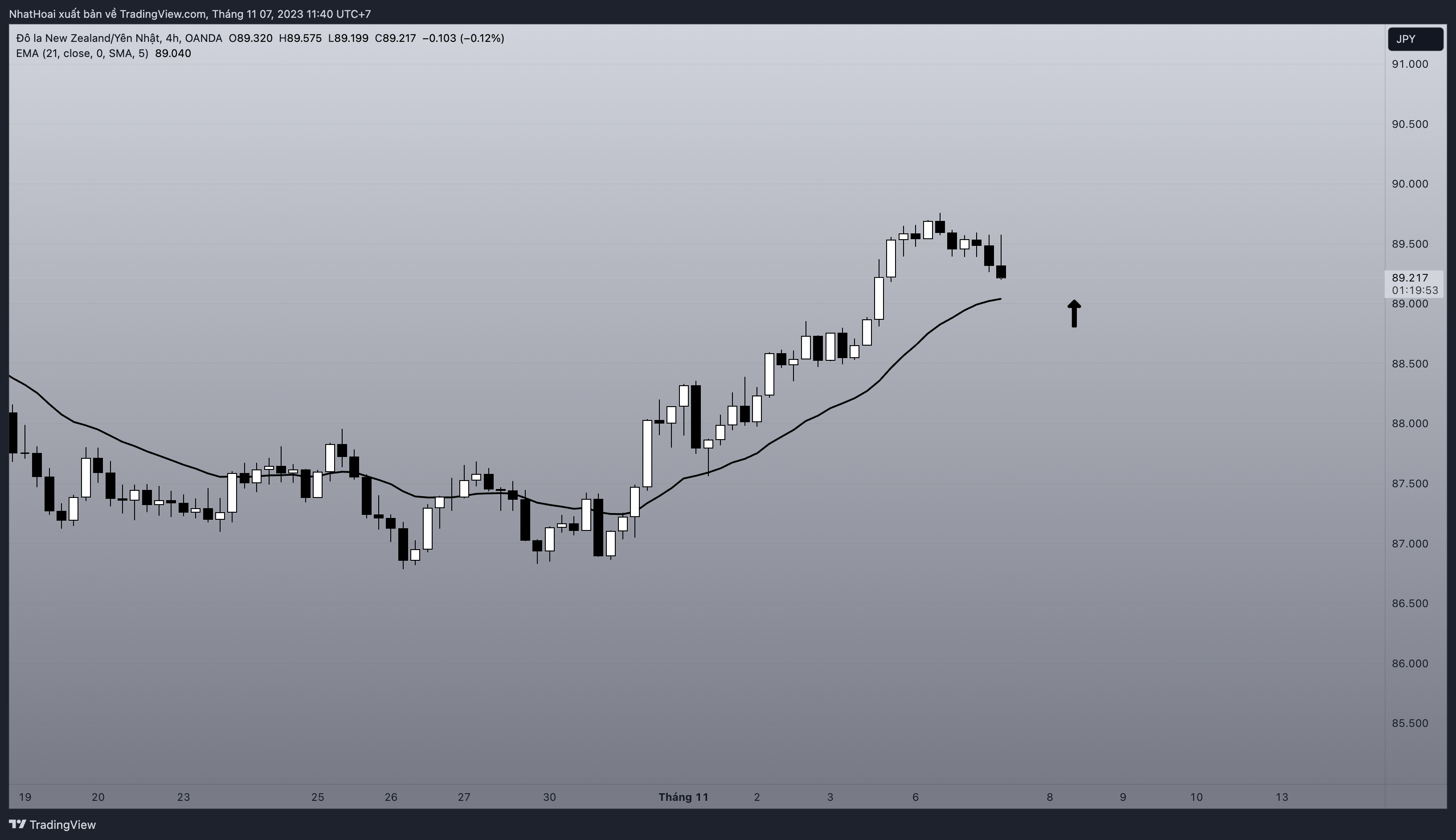 OANDA:NZDJPY Chart Image by NhatHoai