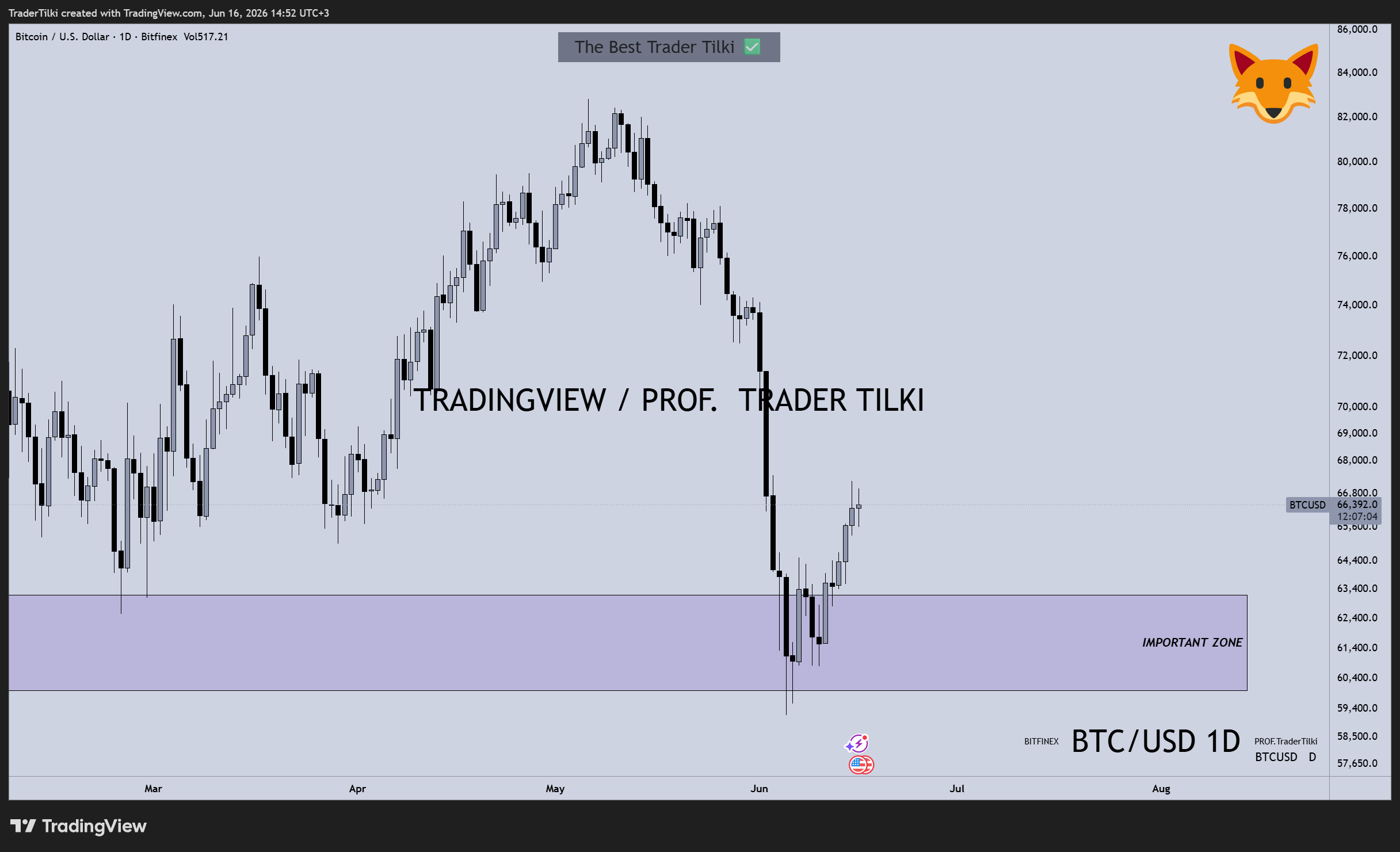 BITFINEX:BTCUSD Chart Image by TraderTilki