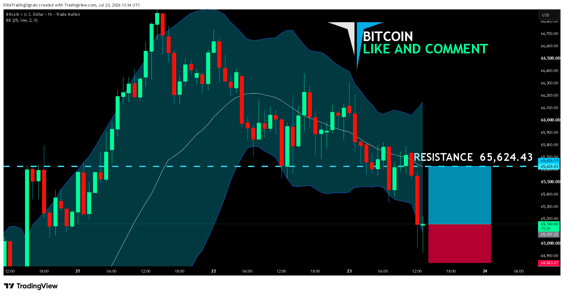 TRADENATION:BTCUSD Chart Image by EliteTradingSignals