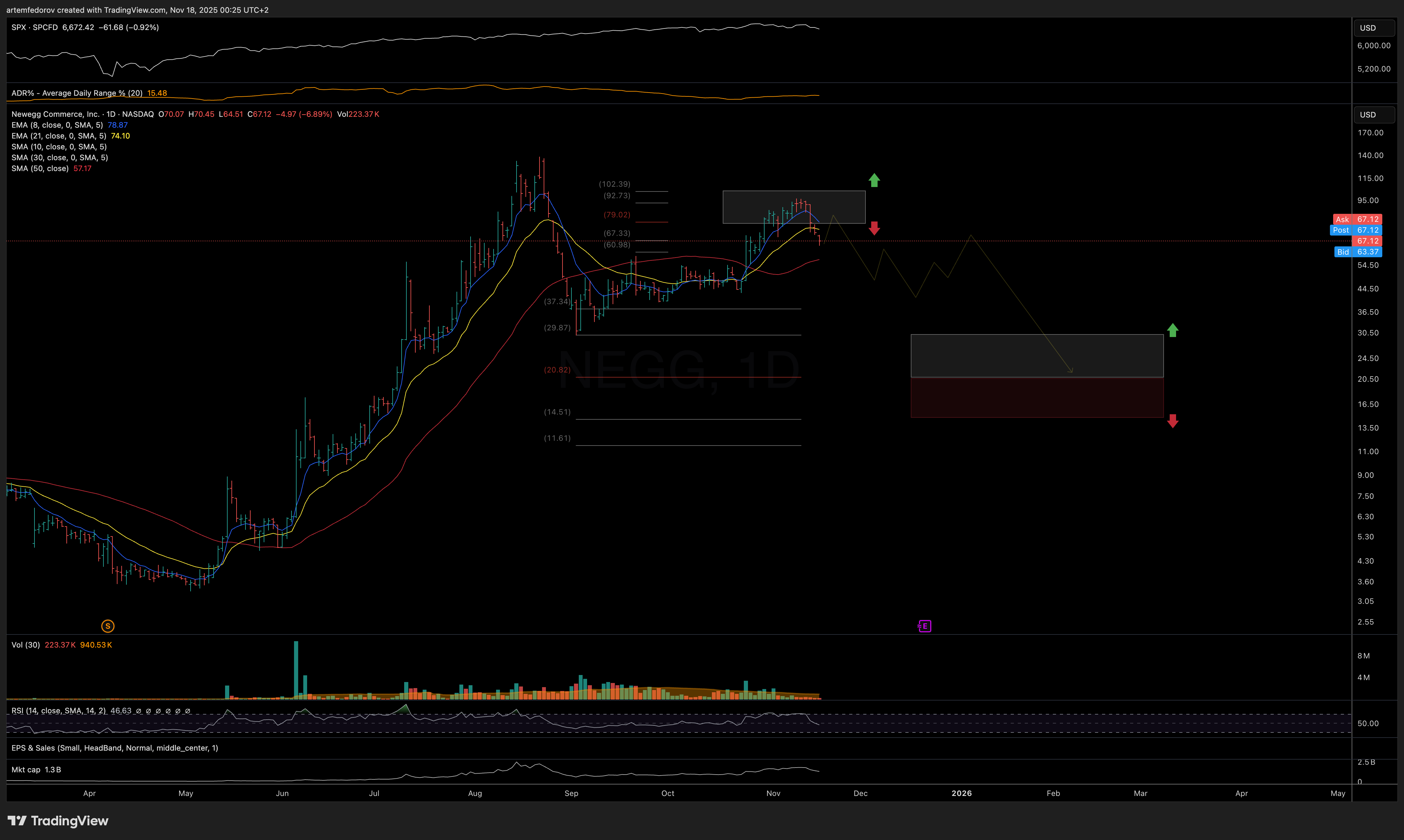 NASDAQ:NEGG Chart Image by BelFed_Analytics