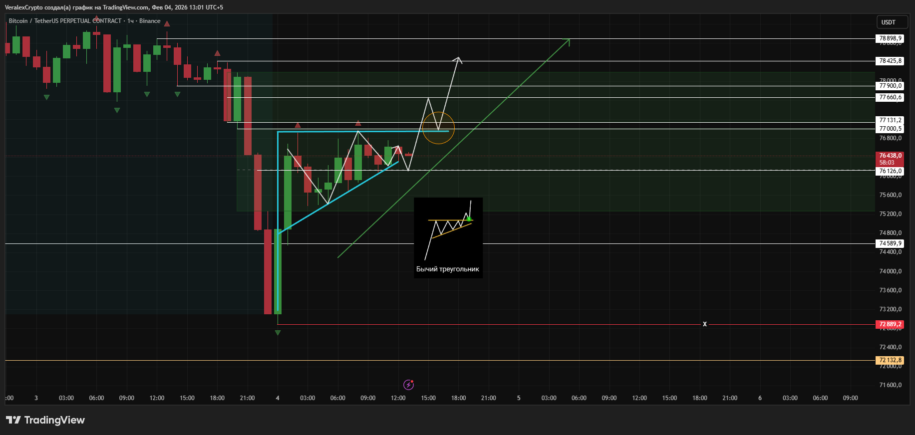 BINANCE:BTCUSDT.P Chart Image by VeralexCrypto
