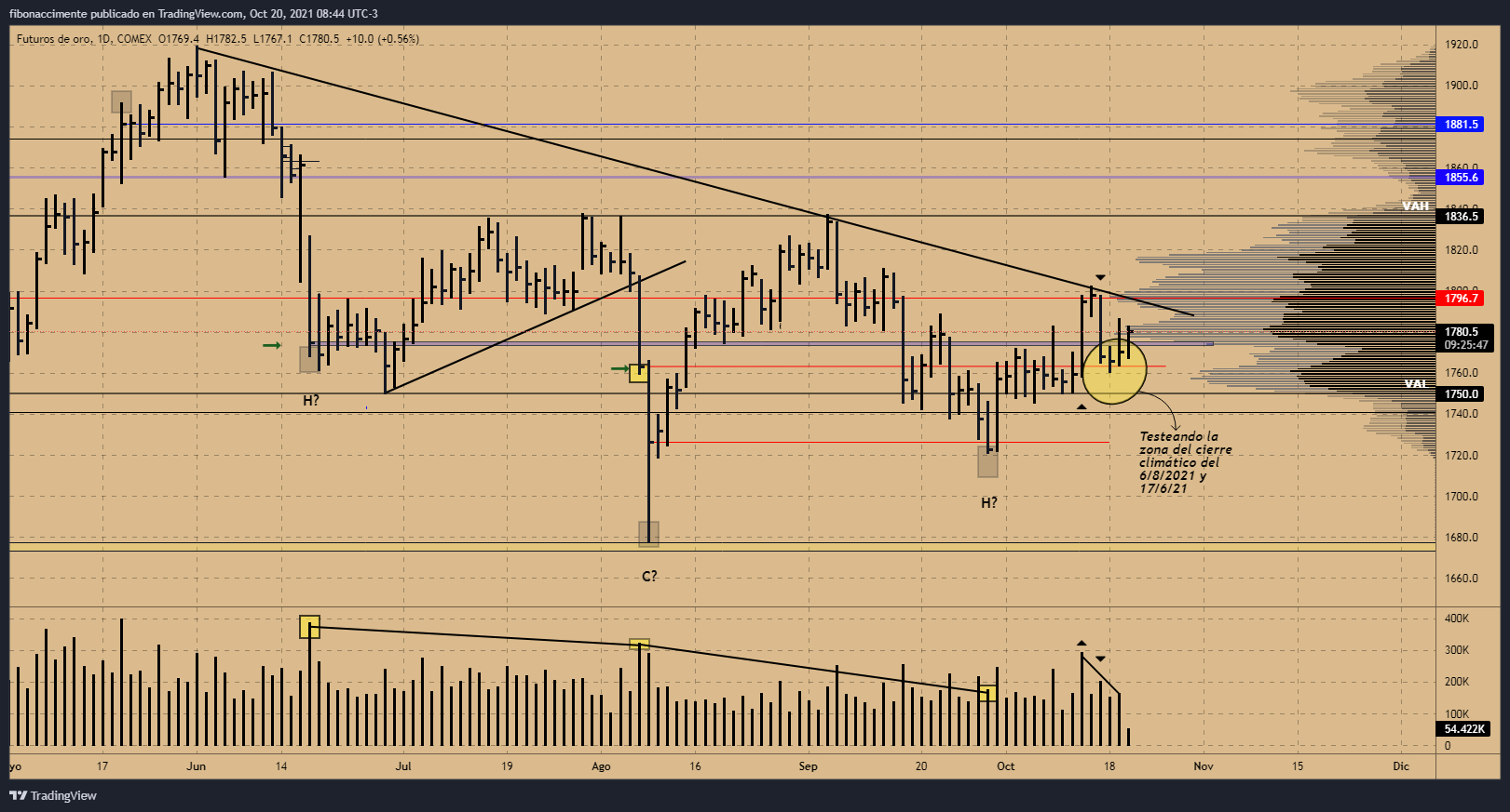 COMEX:GC1! Chart Image by fibonaccimente