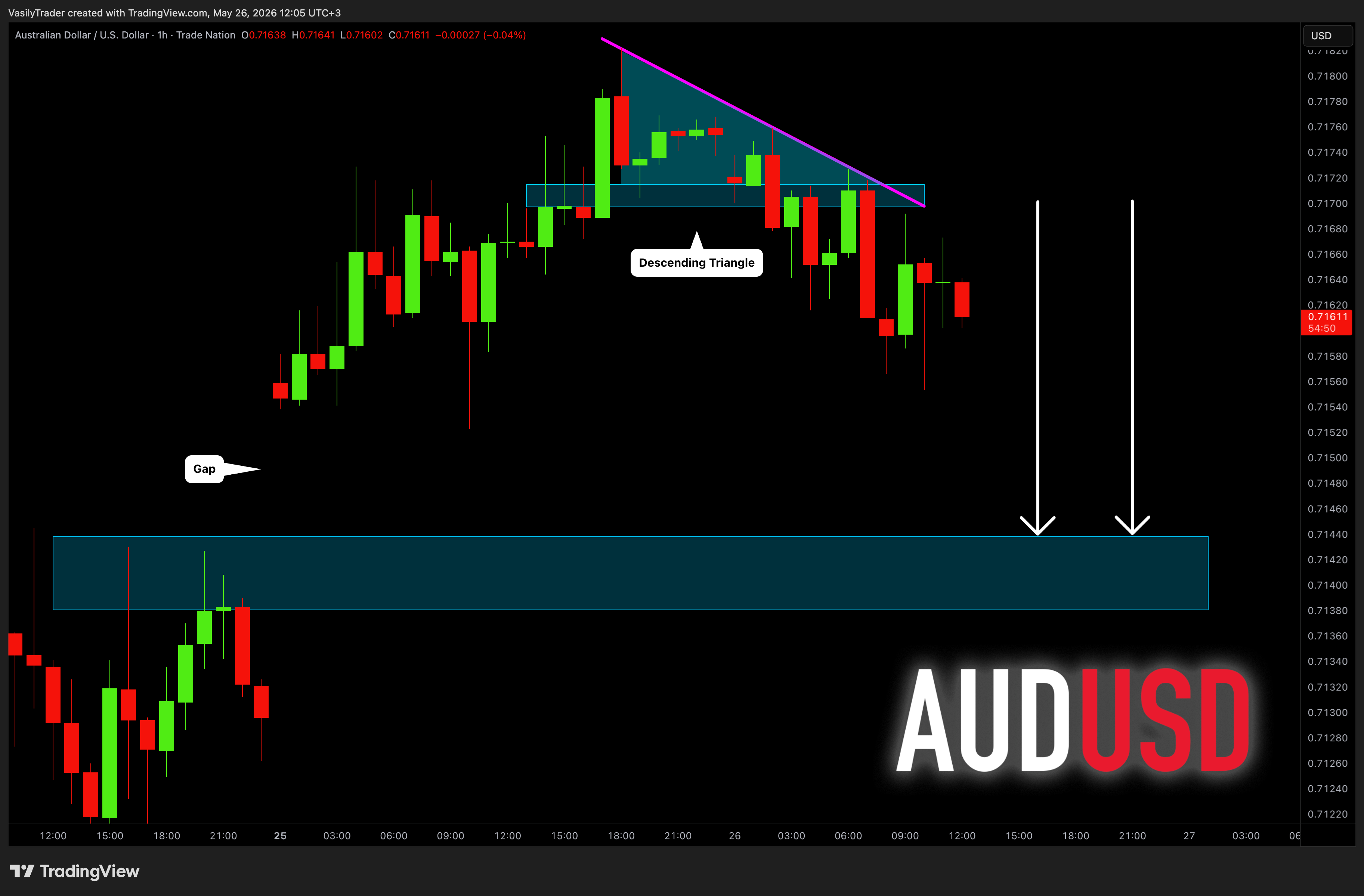 TRADENATION:AUDUSD Chart Image by VasilyTrader