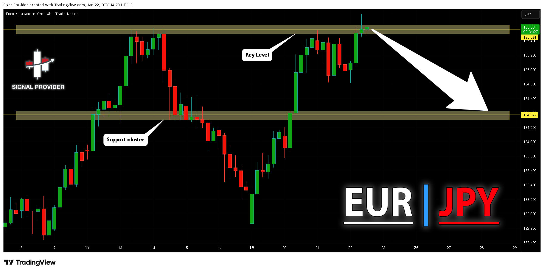 TRADENATION:EURJPY Chart Image by SignalProvider