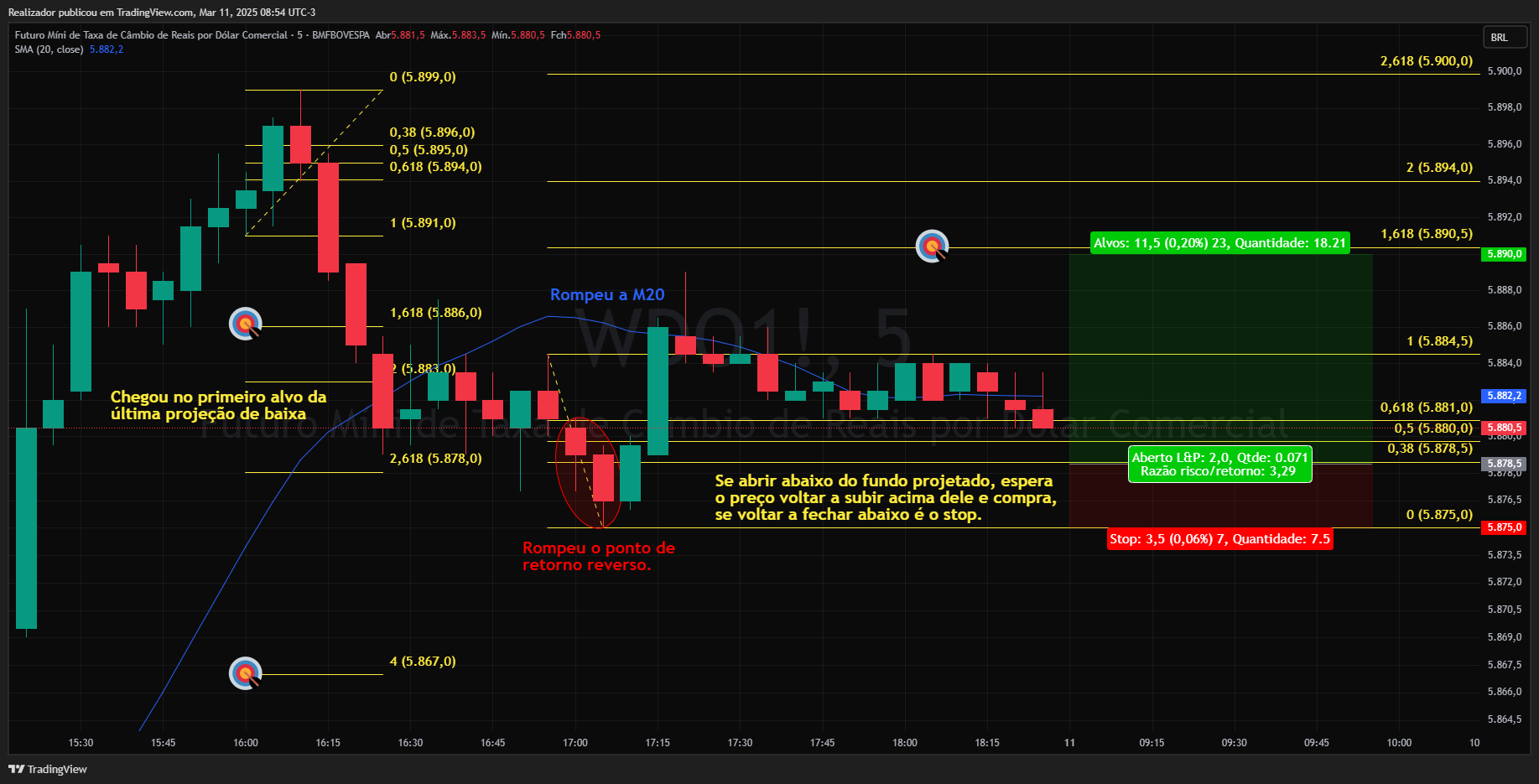 BMFBOVESPA_DLY:WDO1! Chart Image by Realizador
