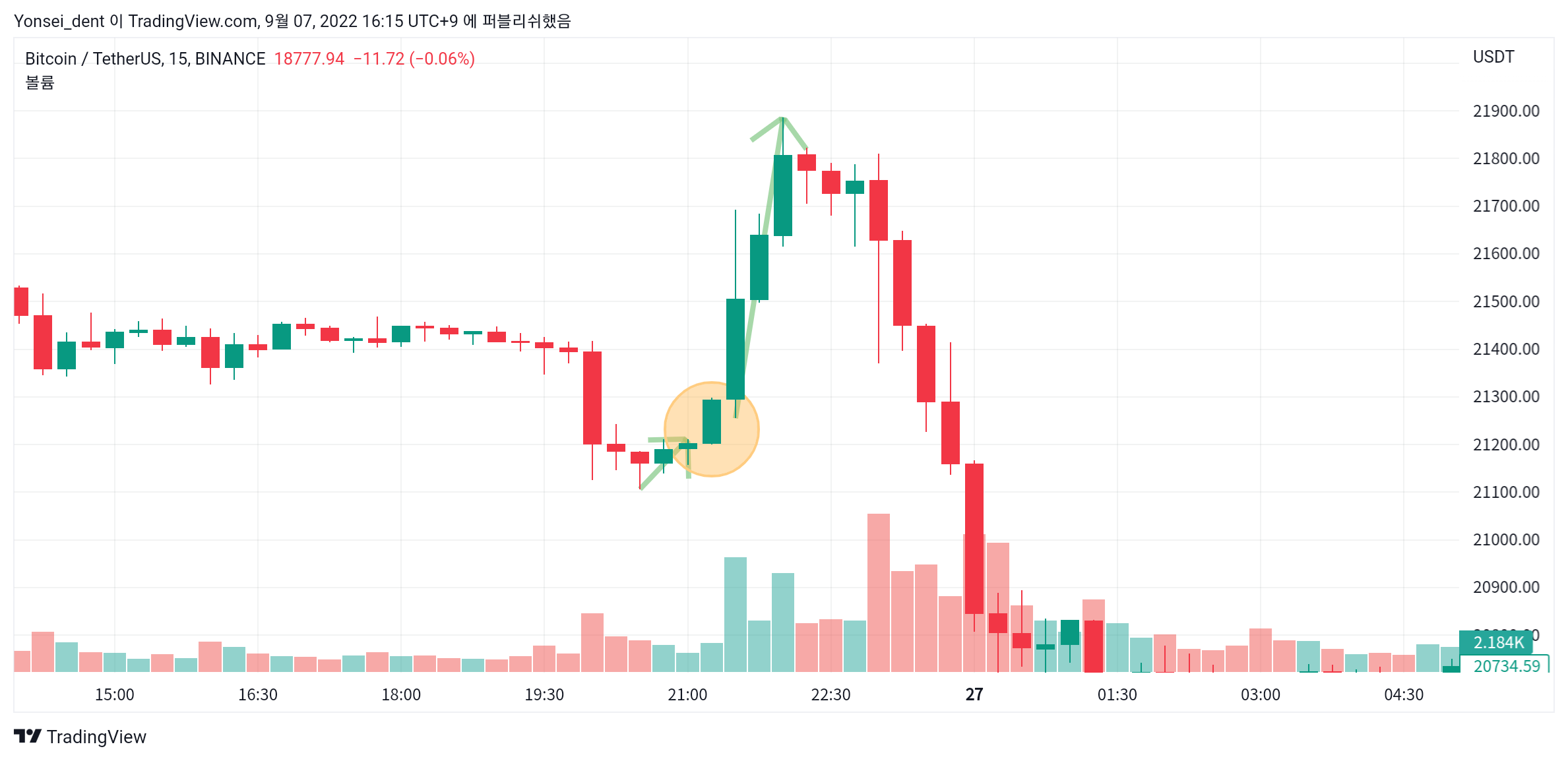 BINANCE:BTCUSDT Chart Image by Yonsei_dent