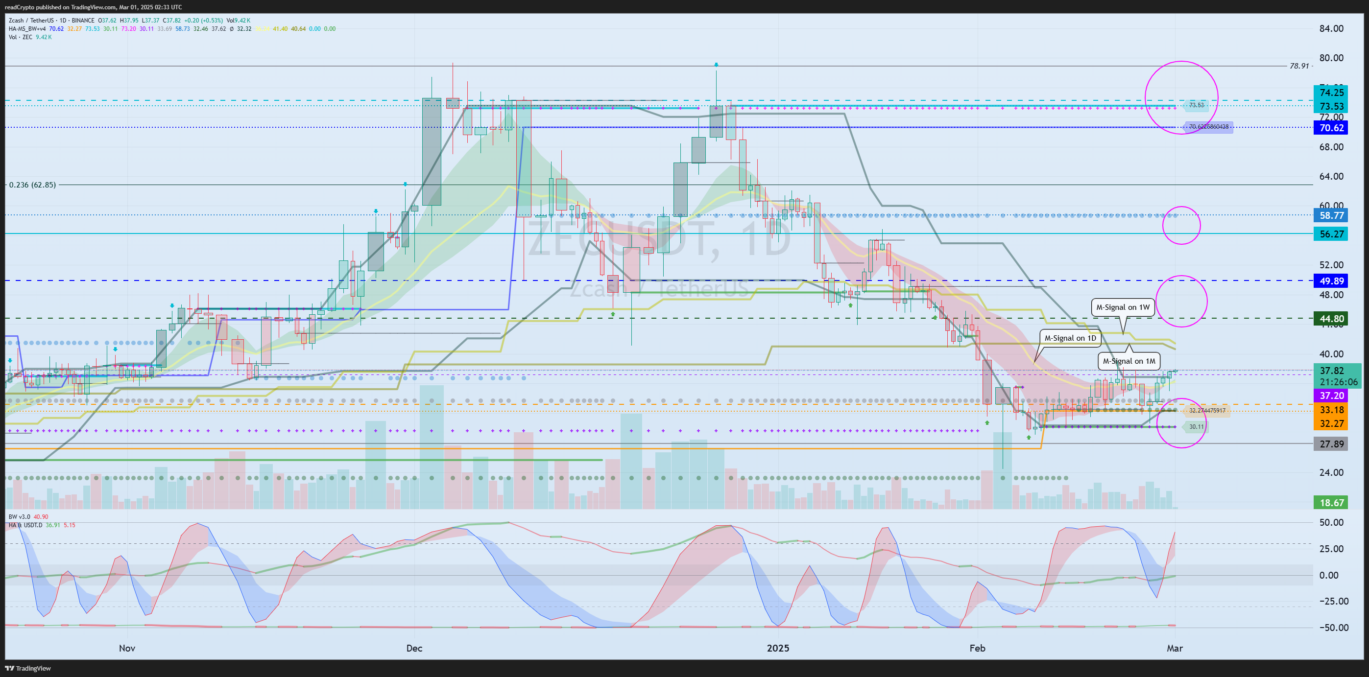 BINANCE:ZECUSDT Chart Image by readCrypto