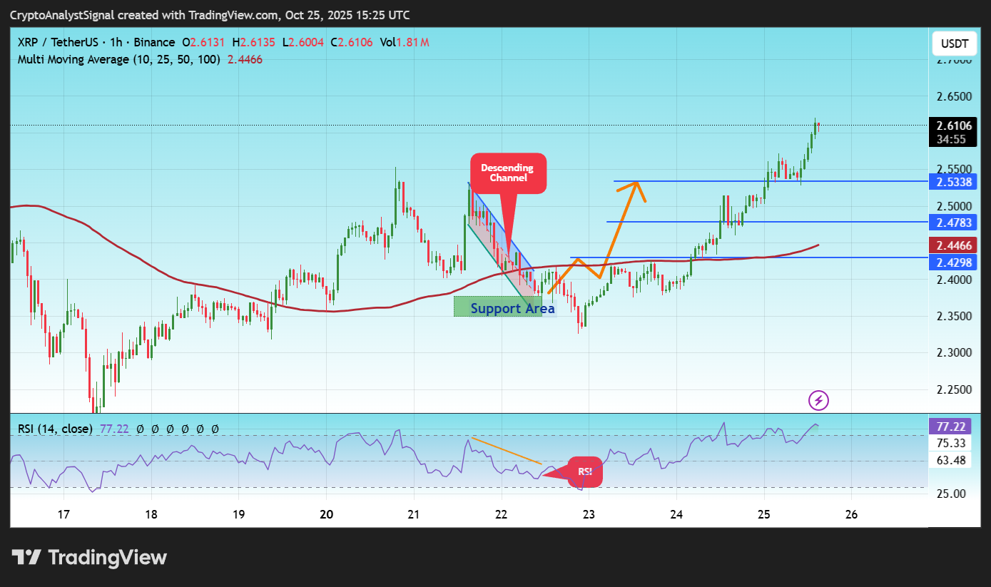 BINANCE:XRPUSDT Chartbild von CryptoAnalystSignal