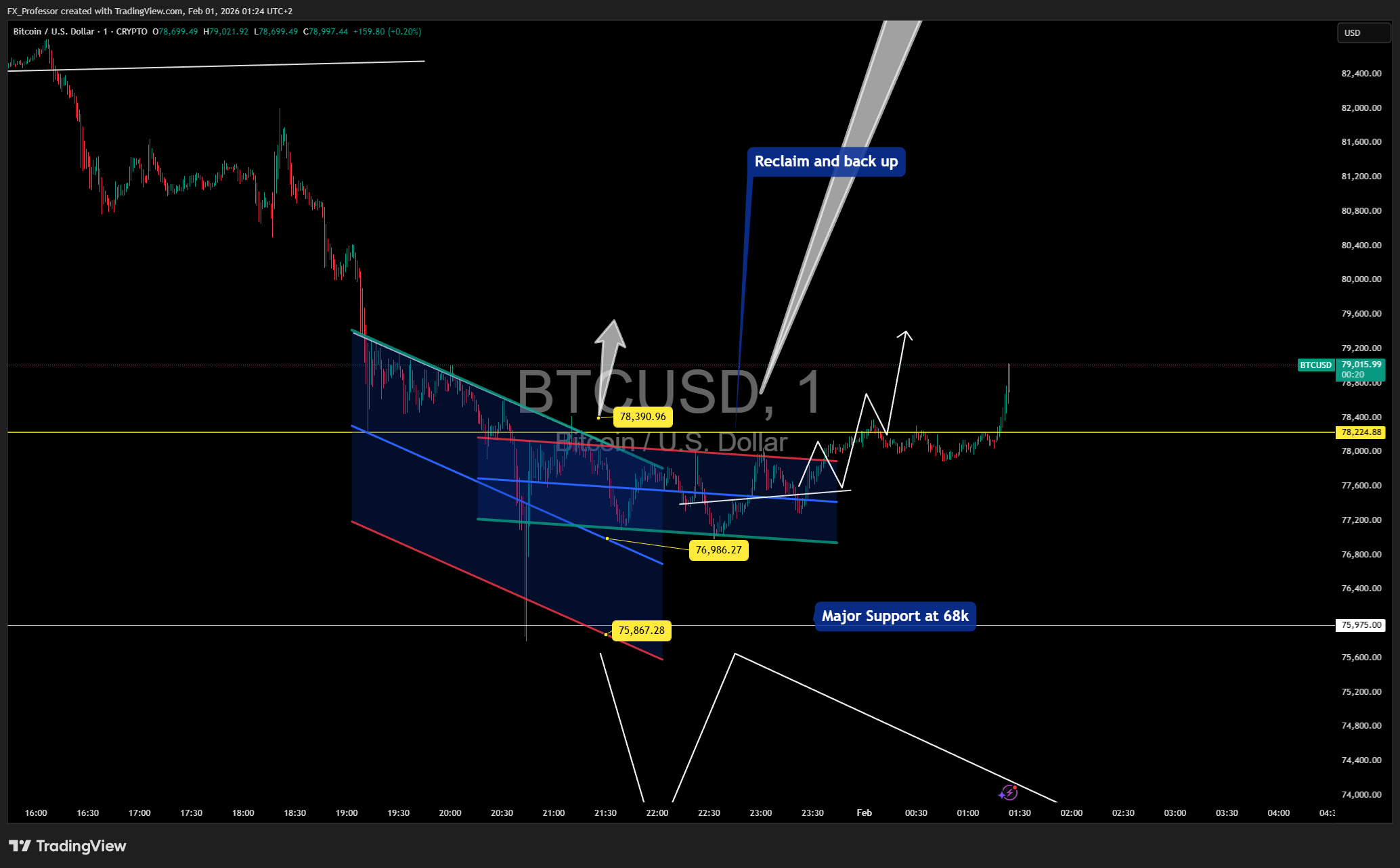 CRYPTO:BTCUSD Chart Image by FX_Professor
