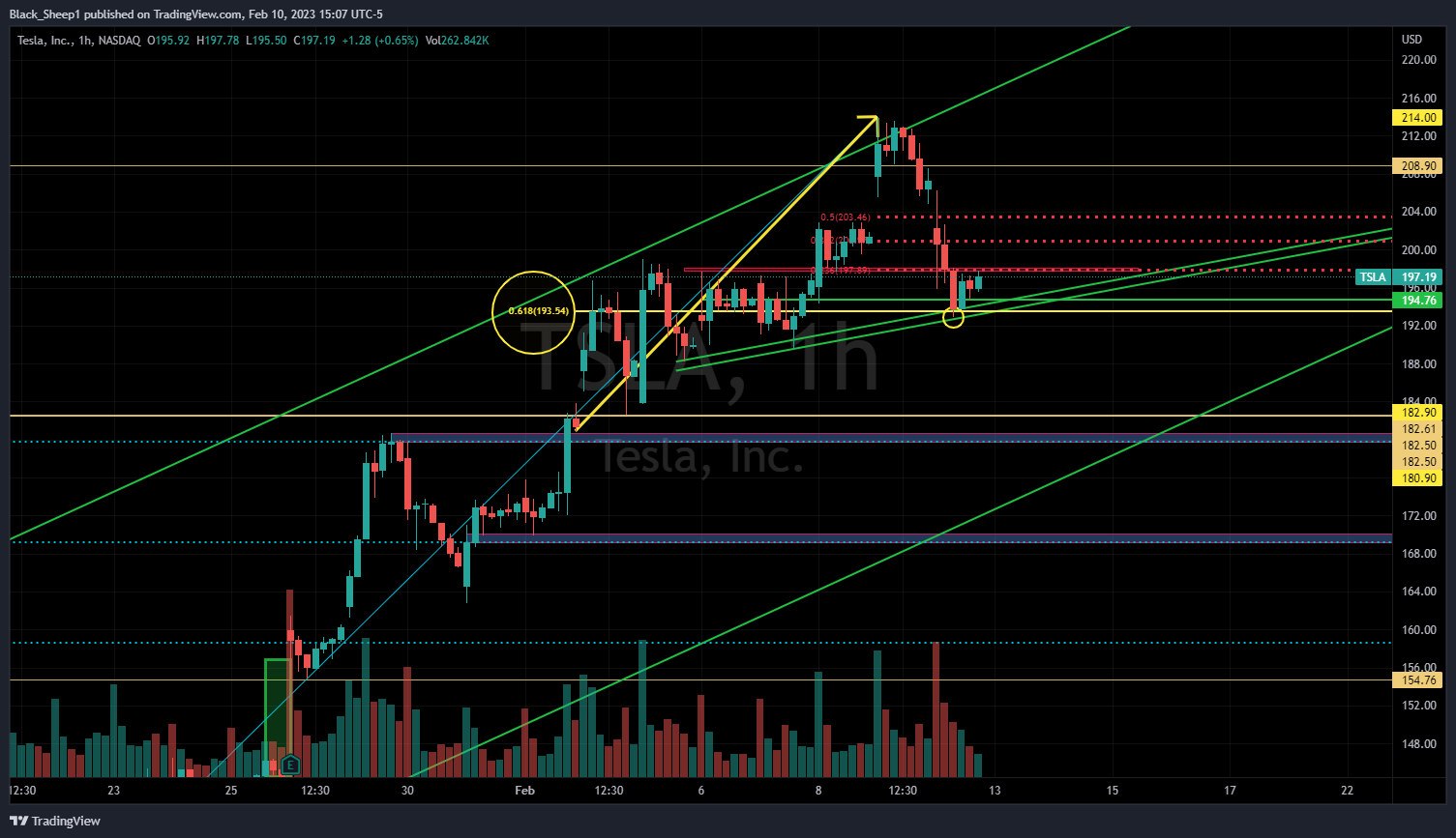NASDAQ:TSLA Chart Image by Black_Sheep1