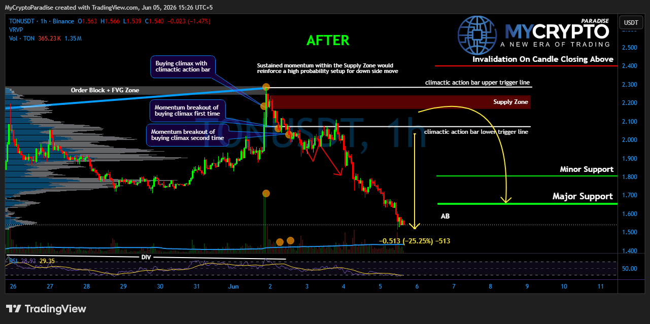 BINANCE:TONUSDT Chart Image by MyCryptoParadise