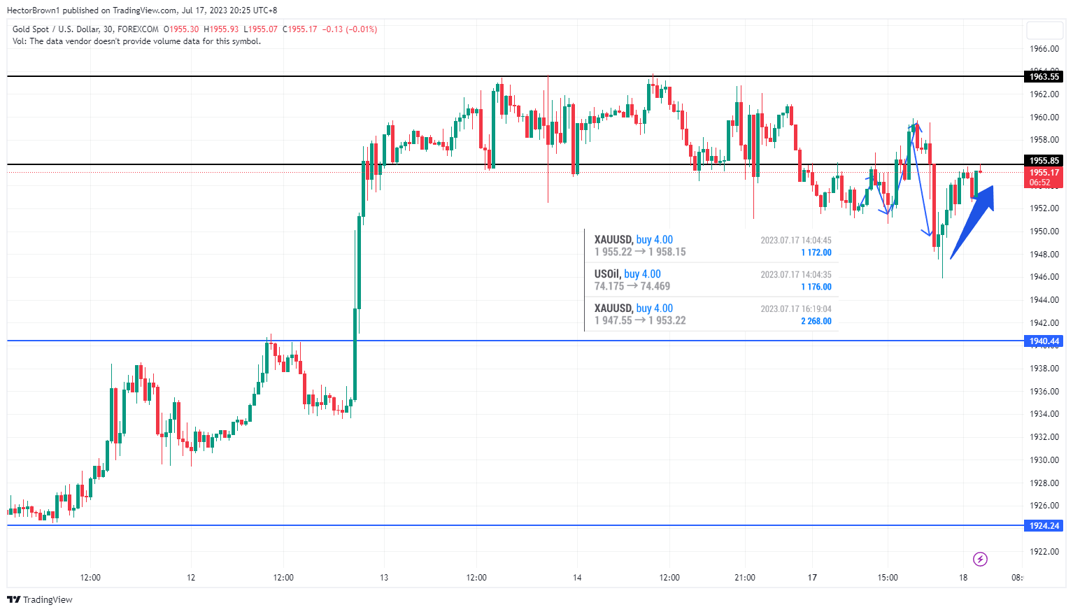 FOREXCOM:XAUUSD Chart Image by HectorBrown1