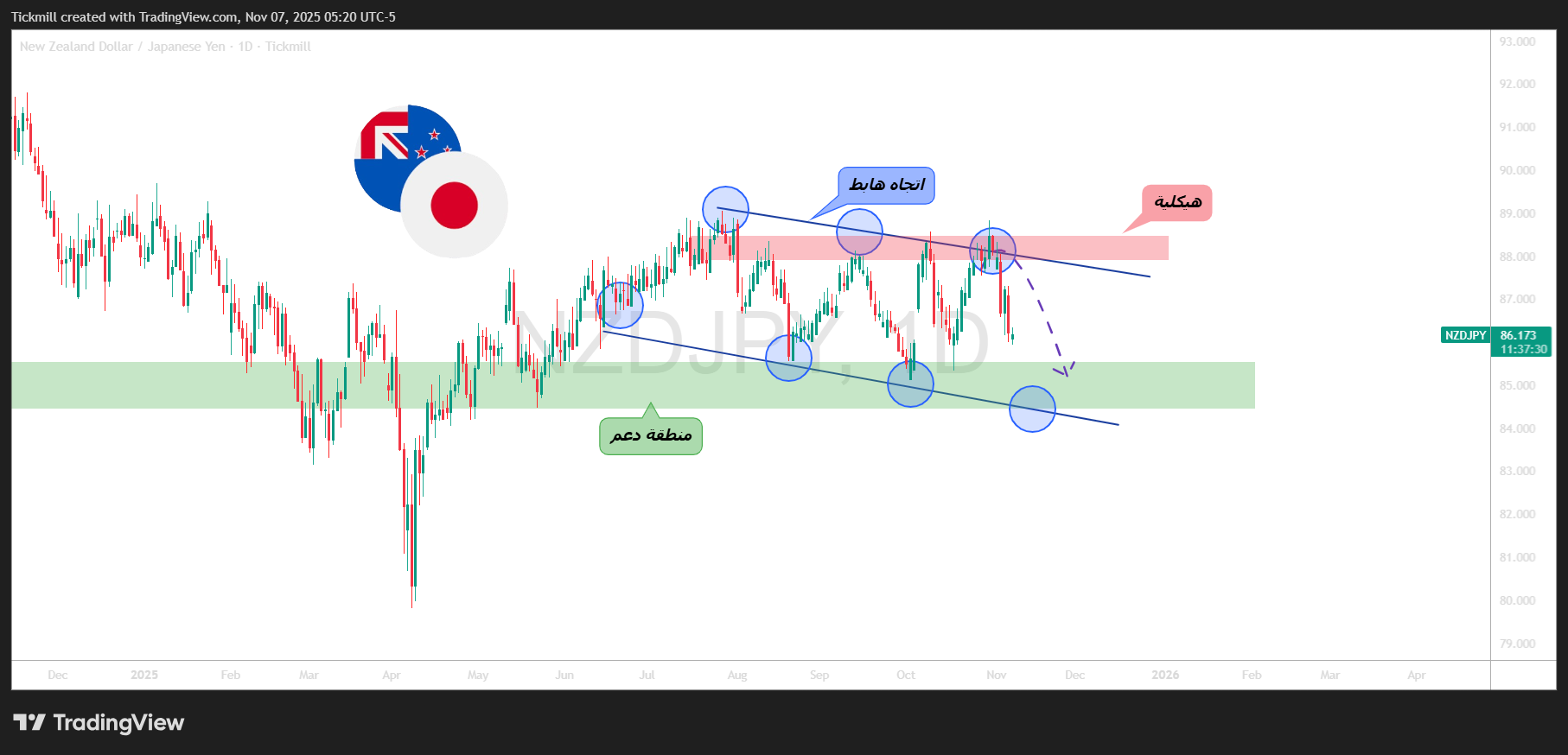 TICKMILL:NZDJPY Chart Image by Tickmill