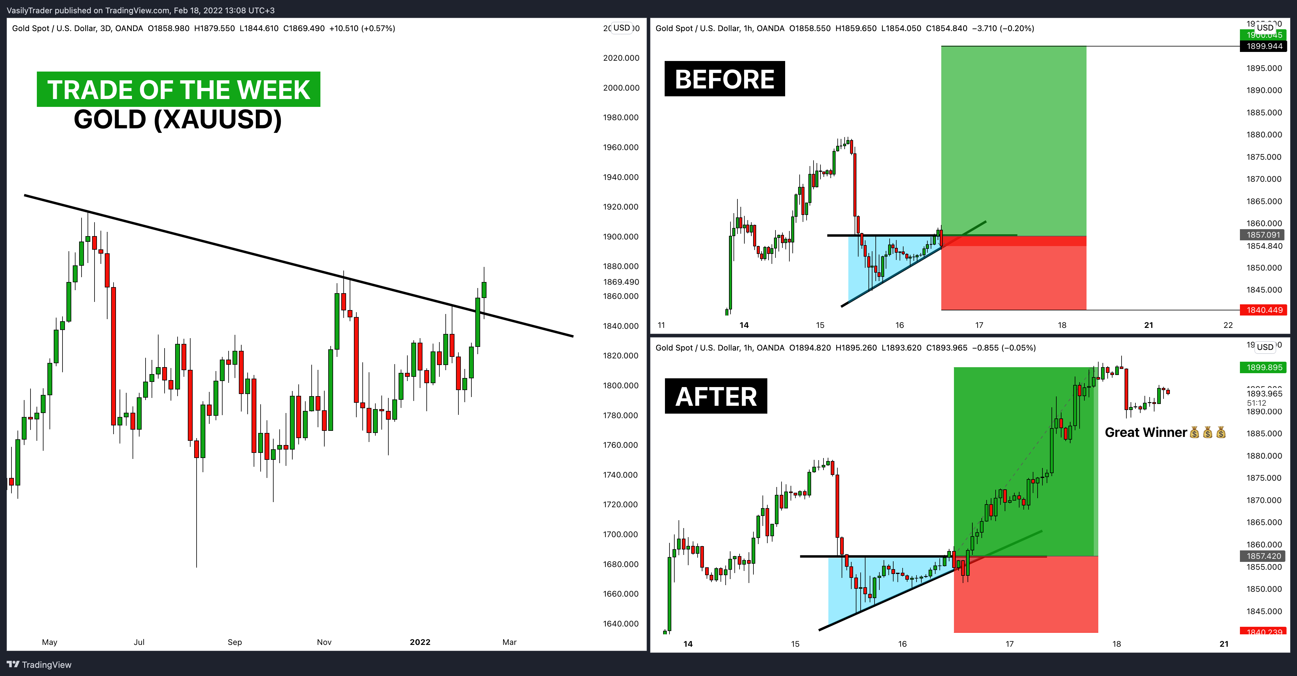 OANDA:XAUUSD Chart Image by VasilyTrader