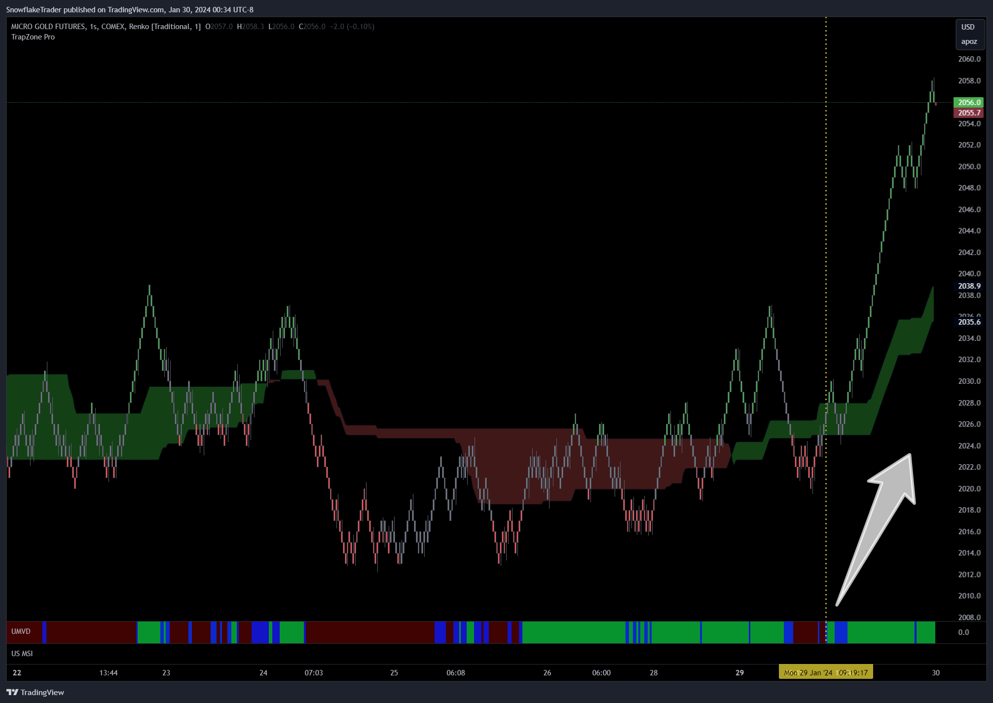 COMEX_MINI:MGC1! ภาพชาร์ต โดย SnowflakeTrader