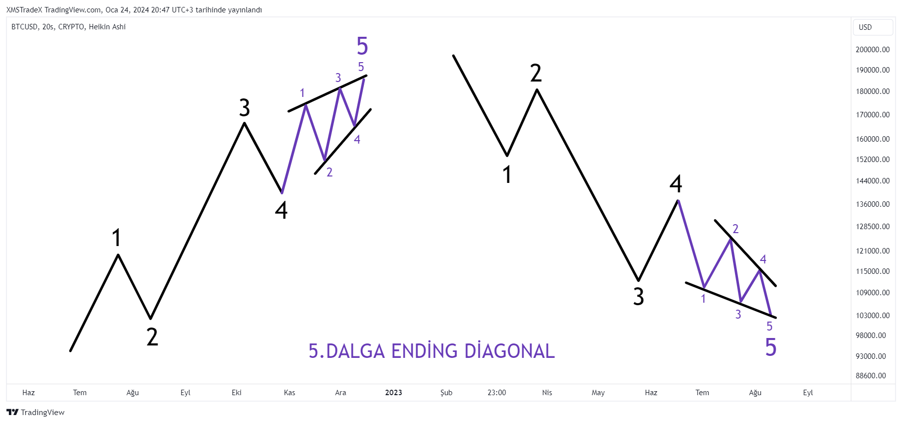 CRYPTO:BTCUSD Immagine del grafico by XMSTradeX