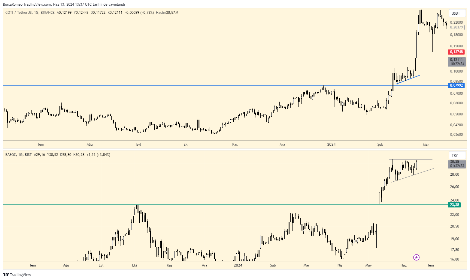 BINANCE:COTIUSDT Chart Image by BorsaRomeo