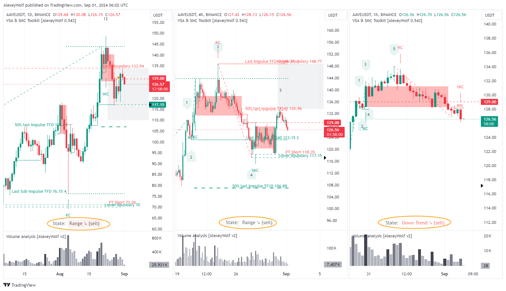 BINANCE:AAVEUSDT صورة الرسم البياني by AlexeyWolf