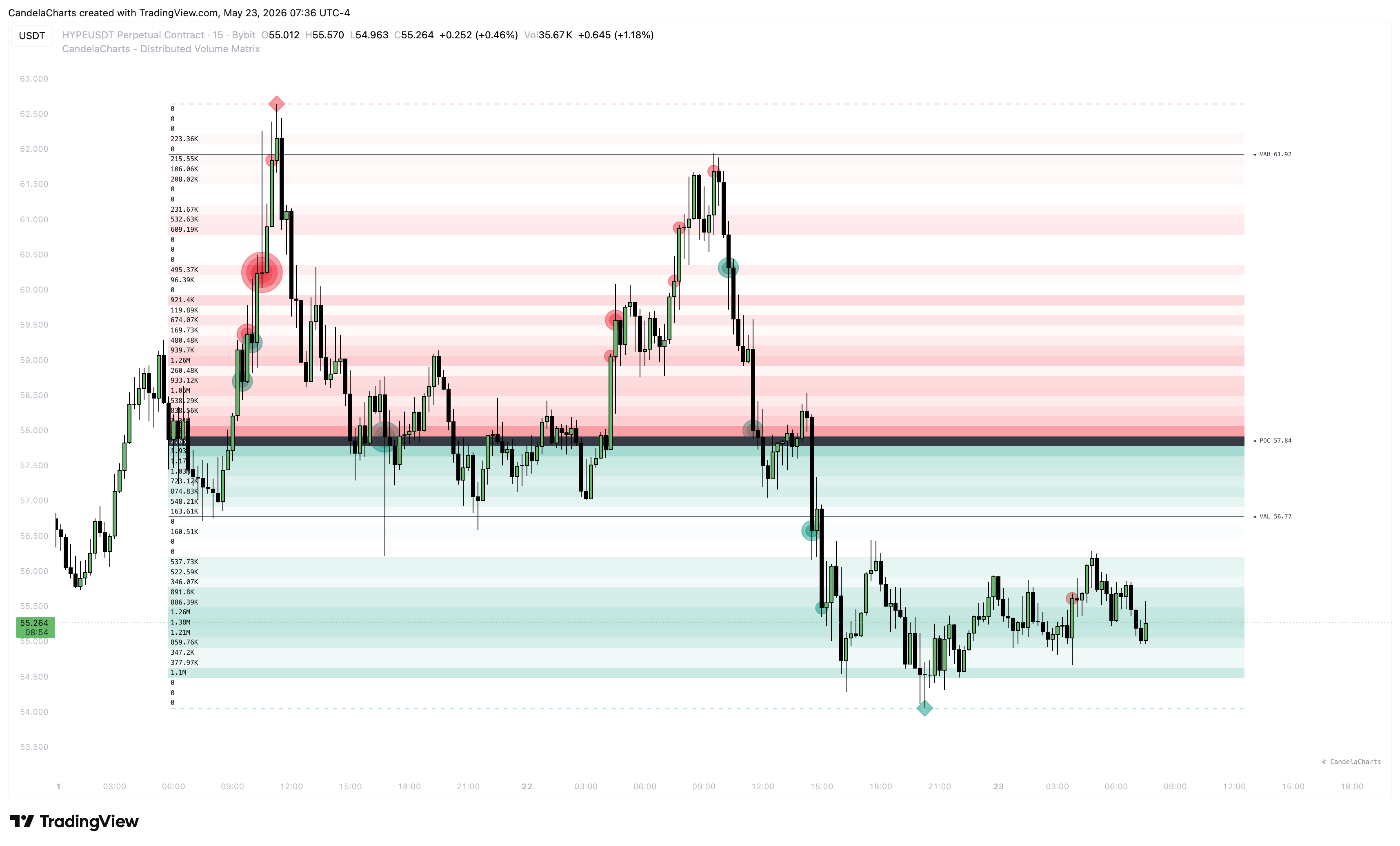 BYBIT:HYPEUSDT.P Chart Image by CandelaCharts